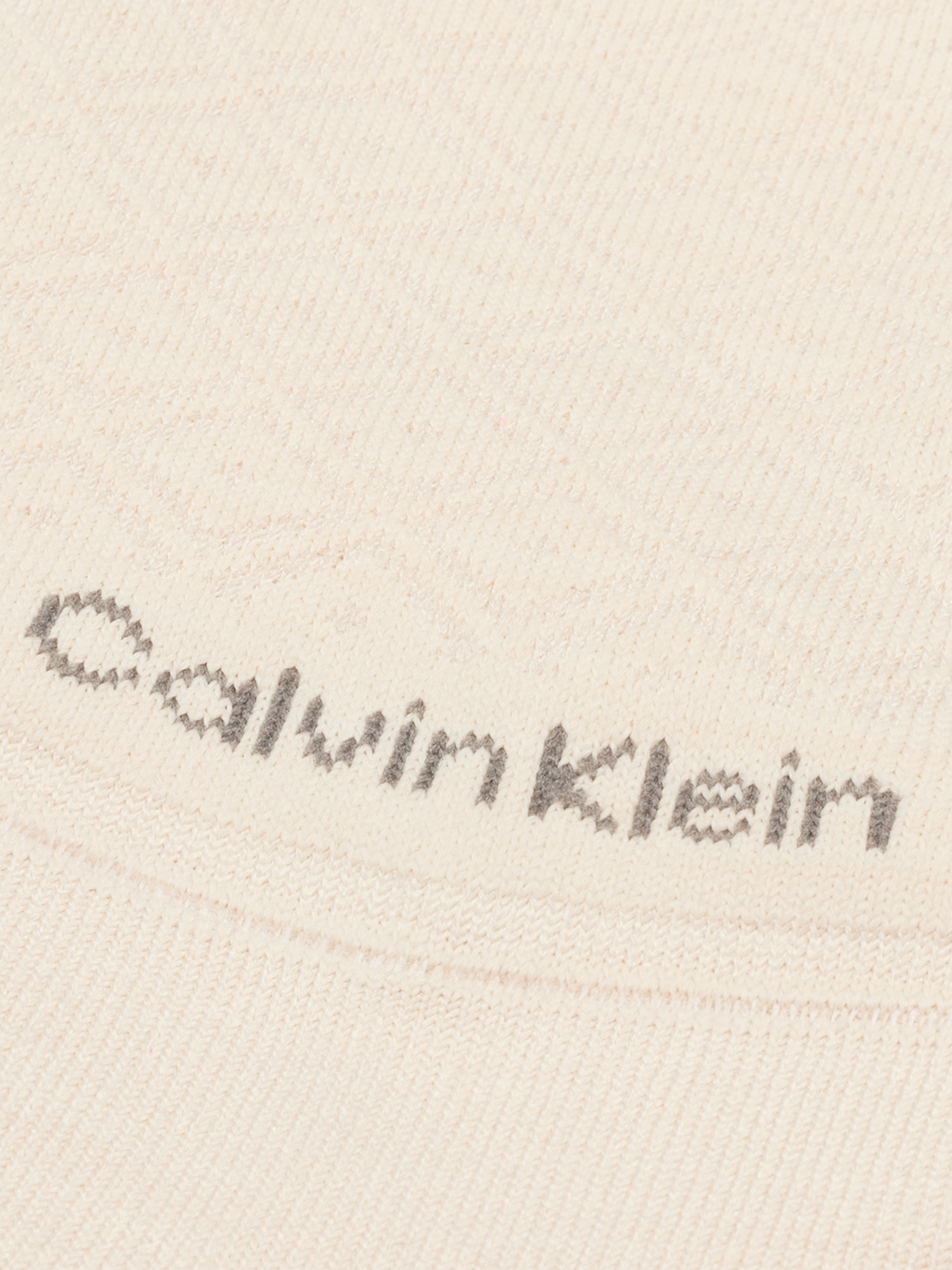 Calvin Klein Jeans Füsslinge »CK WOMEN FOOTIE HIGH CUT 2P DIAMOND«, (2 Paar), Mit gewelltem Rand und tollem Muster