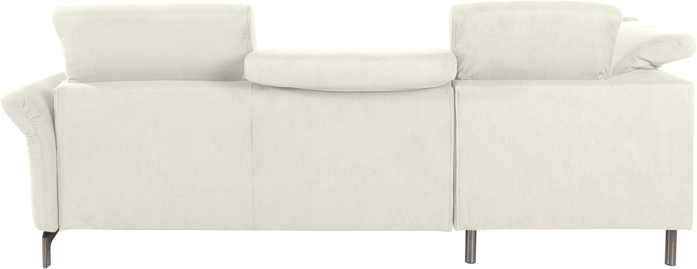 INOSIGN Ecksofa »Fresh L-Form«, Federkern, wahlweise Kopfteilverstellung und motorischer Vorziehsitz