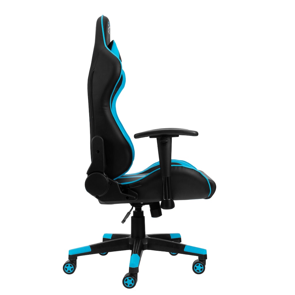 Hyrican Gaming-Stuhl »"Striker Copilot" schwarz/blau, Kunstleder, ergonomischer Gamingstuhl«