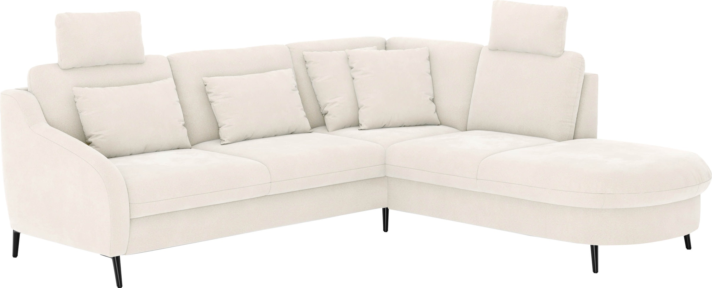 sit&more Ecksofa »Soul L-Form« wahlweise mit Bettfunktion und Bettkasten oder Schubkasten