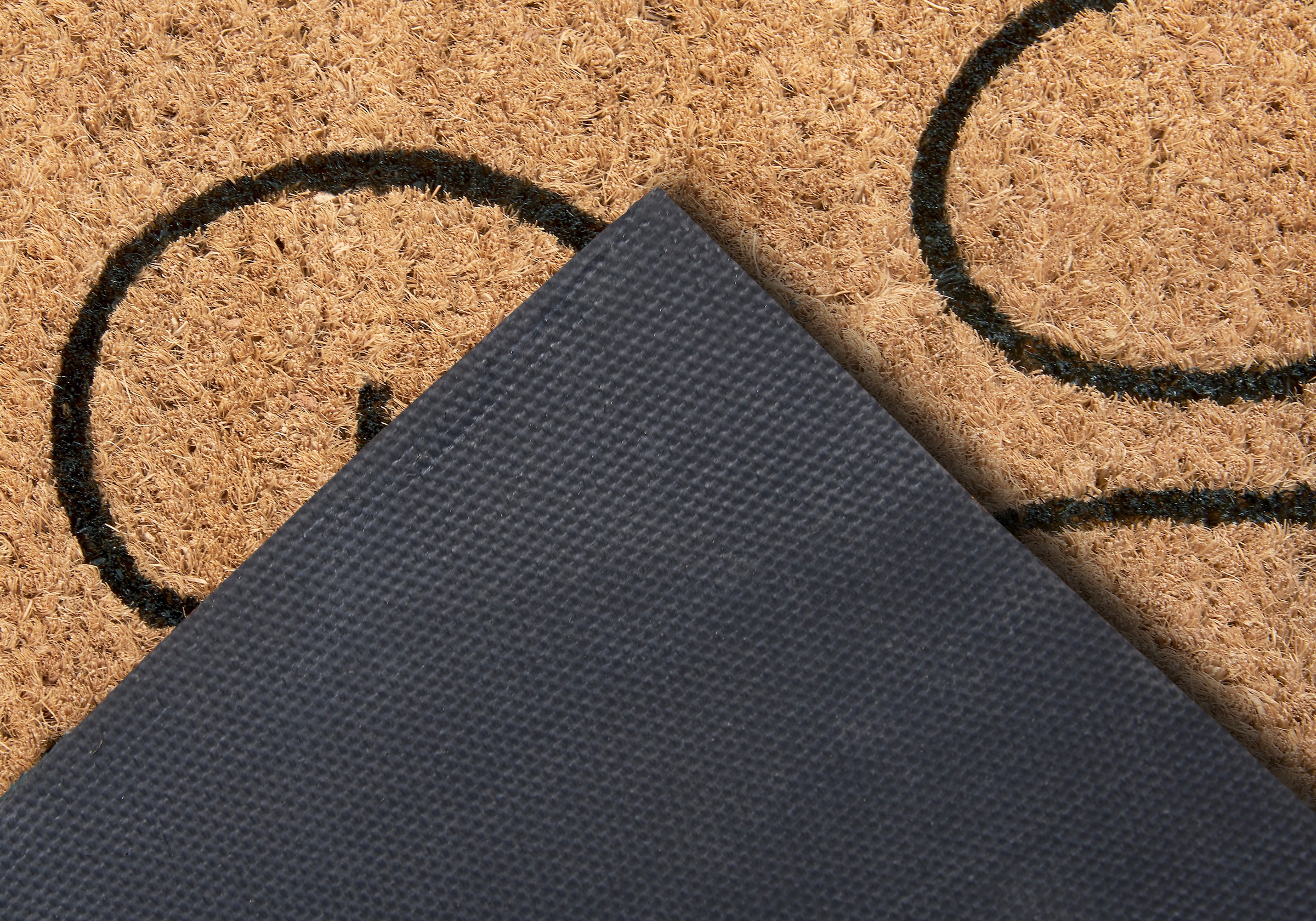 HANSE Home Fussmatte »Mix Mats Kokos Gin, Türmatte«, rechteckig, 15 mm Höhe, Kokos, Schmutzfangmatte, Outdoor, Rutschfest, Innen, Kokosmatte, Flur