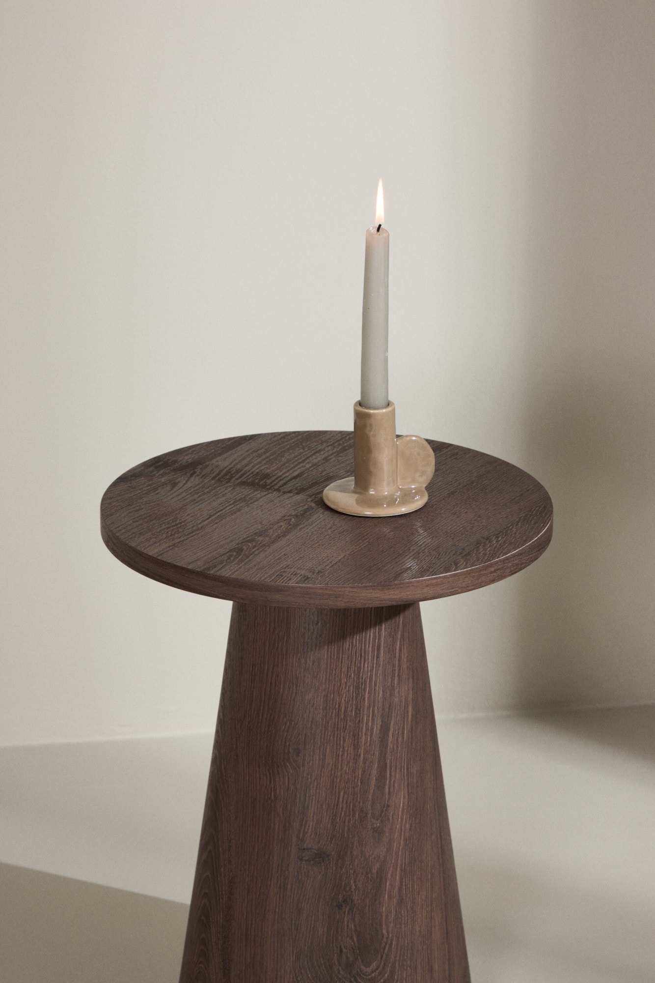Venture Home Table d'appoint »Lanzo, kompakter runder Beistelltisch, schlicht & elegant, Ø 35 cm« Table d’appoint, MDF, ronde, légère, compacte, polyvalente, moderne