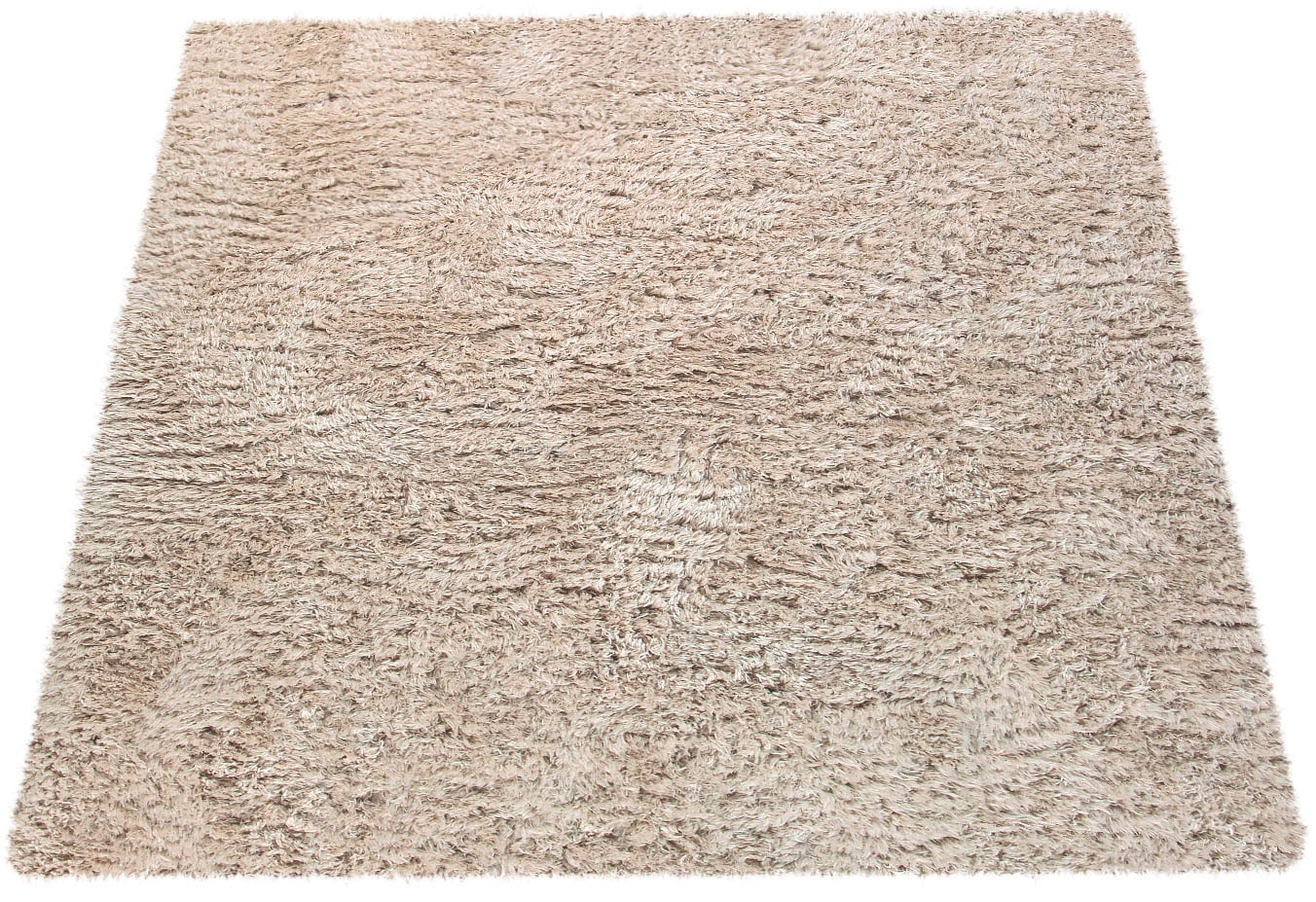 Image of Paco Home Hochflor-Teppich "Milano 861" rechteckig 74 mm Höhe Uni-Farben, Flokati-Optik, weich und kuschelig