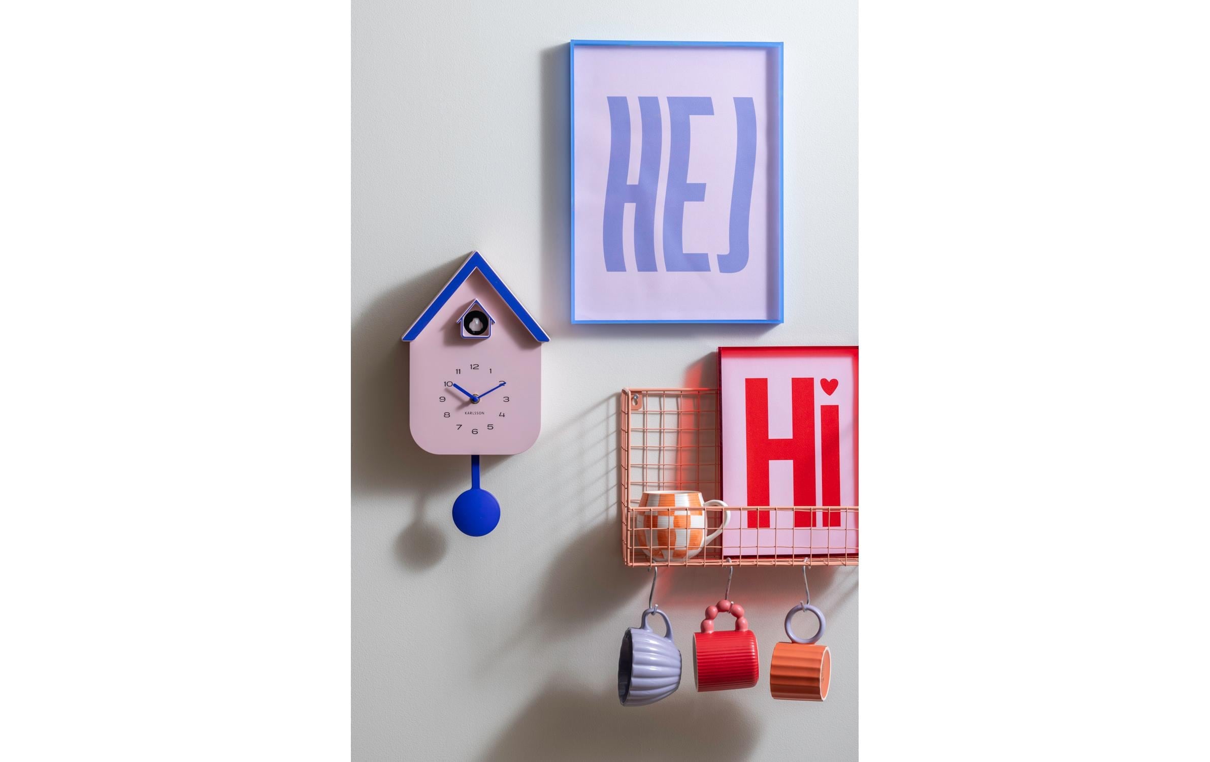 Karlsson Wanduhr »Dupla Color Cuckoo«