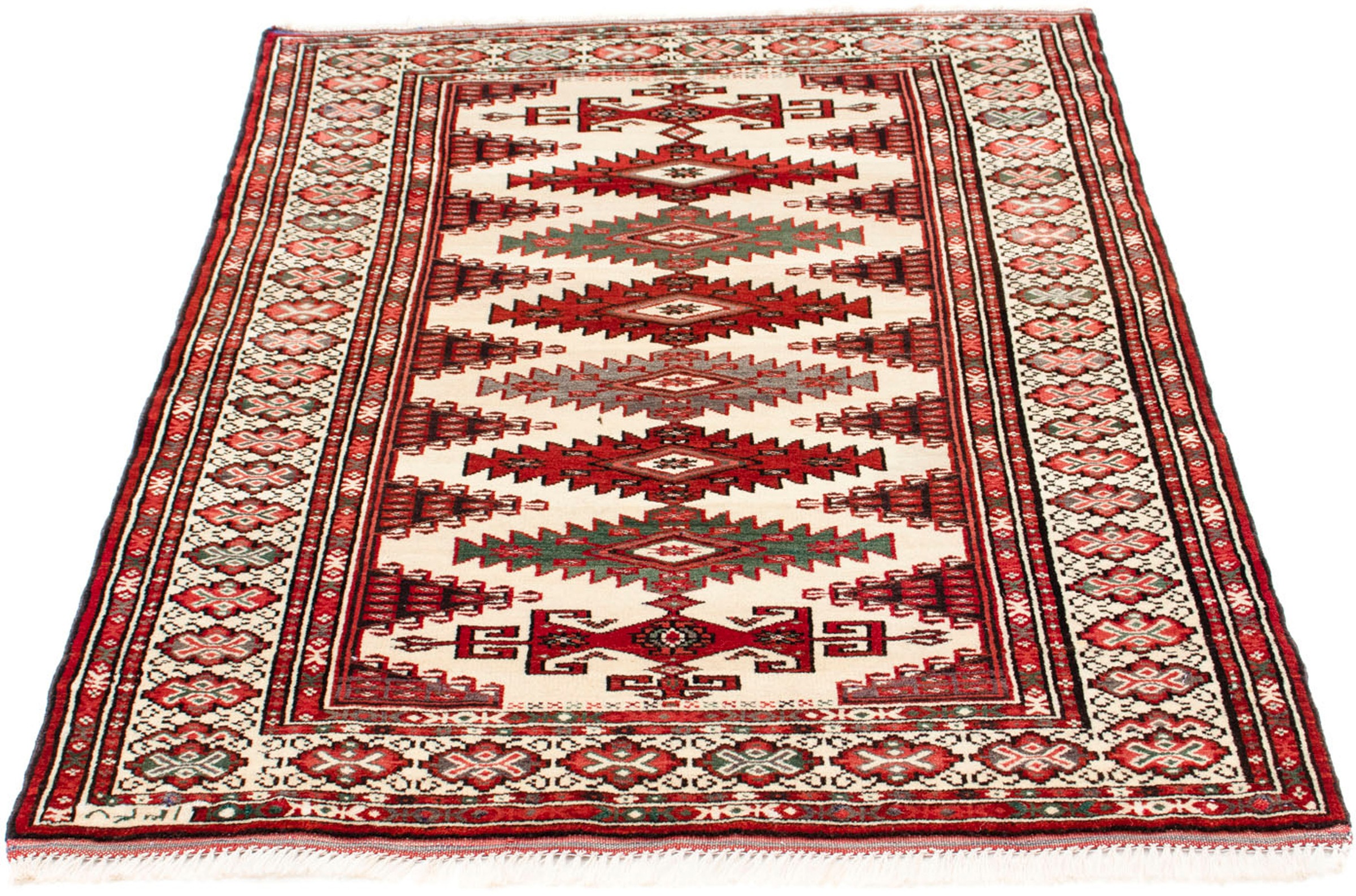 Image of morgenland Orientteppich »Belutsch - 128 x 91 cm - beige«, rechteckig, 8 mm Höhe, Wohnzimmer, Handgeknüpft, Einzelstück mit Zertifikat bei Ackermann Versand Schweiz