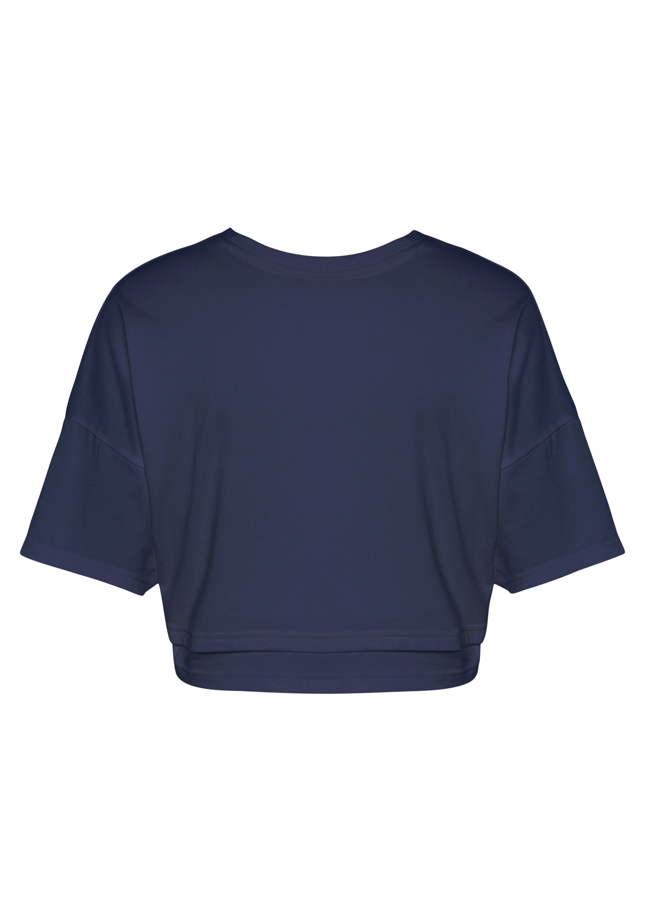 LASCANA T-shirt à manches courtes mit kastigem Schnitt und Lagen-Look