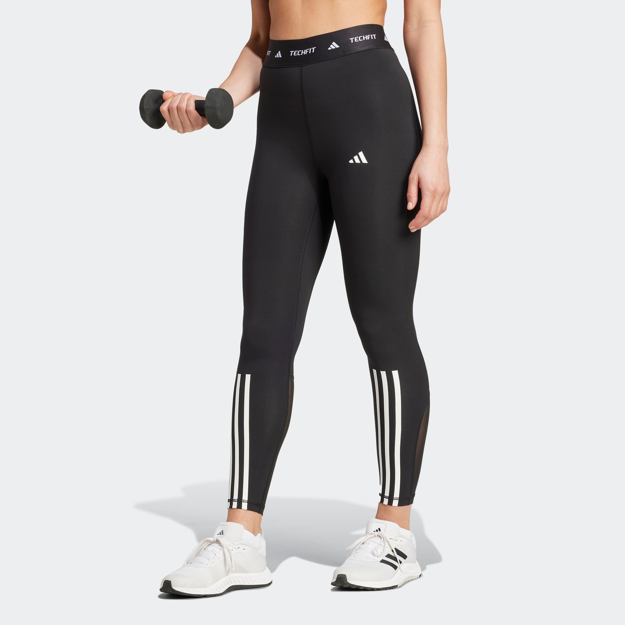 Image of adidas Performance Trainingstights "TECHFIT 3-STREIFEN 7/8-LEGGINGS"