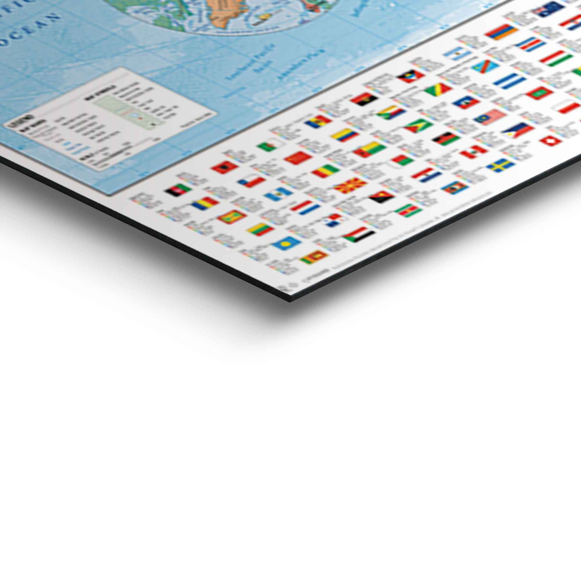 Reinders! Wandbild »Wandbild St.) kaufen Landkarte Kontinente - - günstig Weltkarte Flaggen«, (1 Weltkarte