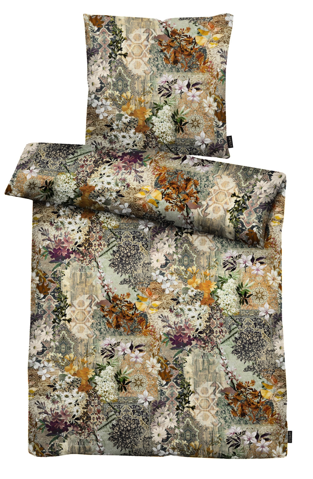 Image of APELT Bettwäsche "Diego" 2 Bettwäsche-Set mit Reissverschluss, Baumwoll-Satin, Digitaldruck