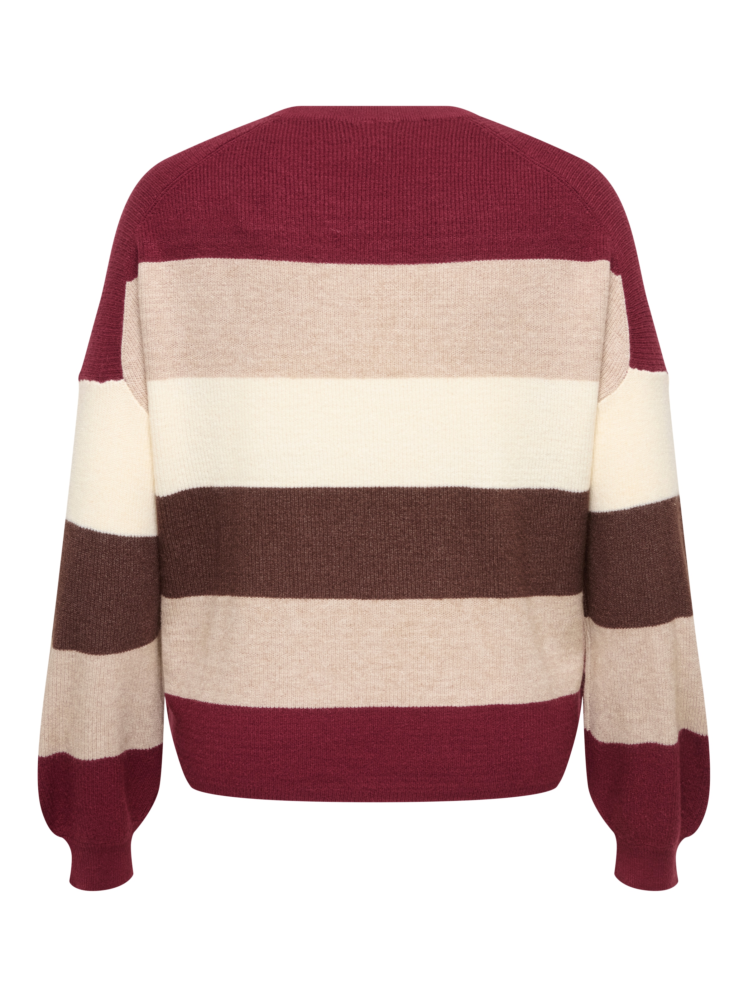 ONLY CARMAKOMA Pull en tricot »CARATIA L/S STRIPE PULLOVER KNT NOOS« mélange de viscose