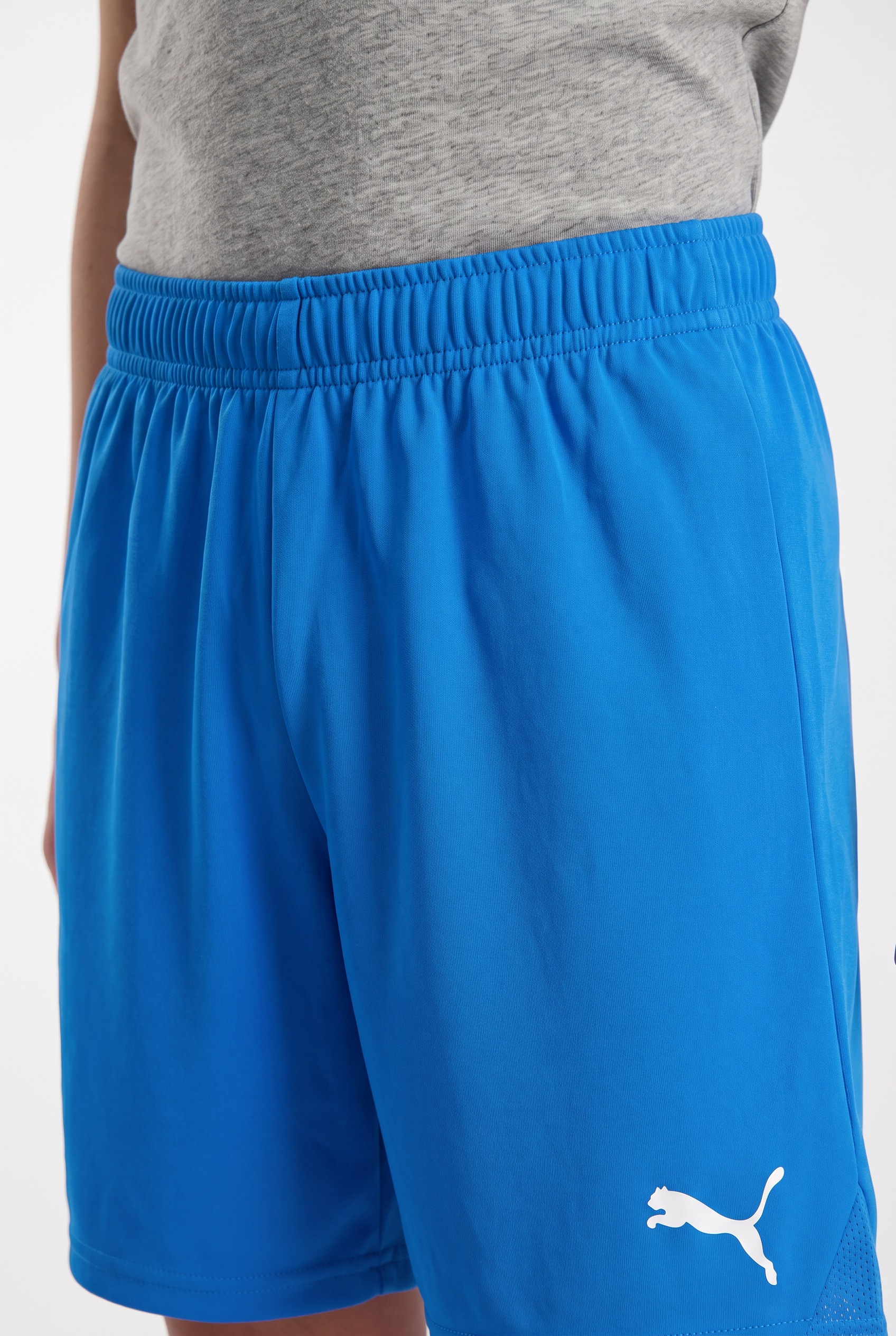 PUMA Short d'entraînement »TEAMGOAL SHORTS JR«  en tissu interlock léger, sans genoux, style sportif