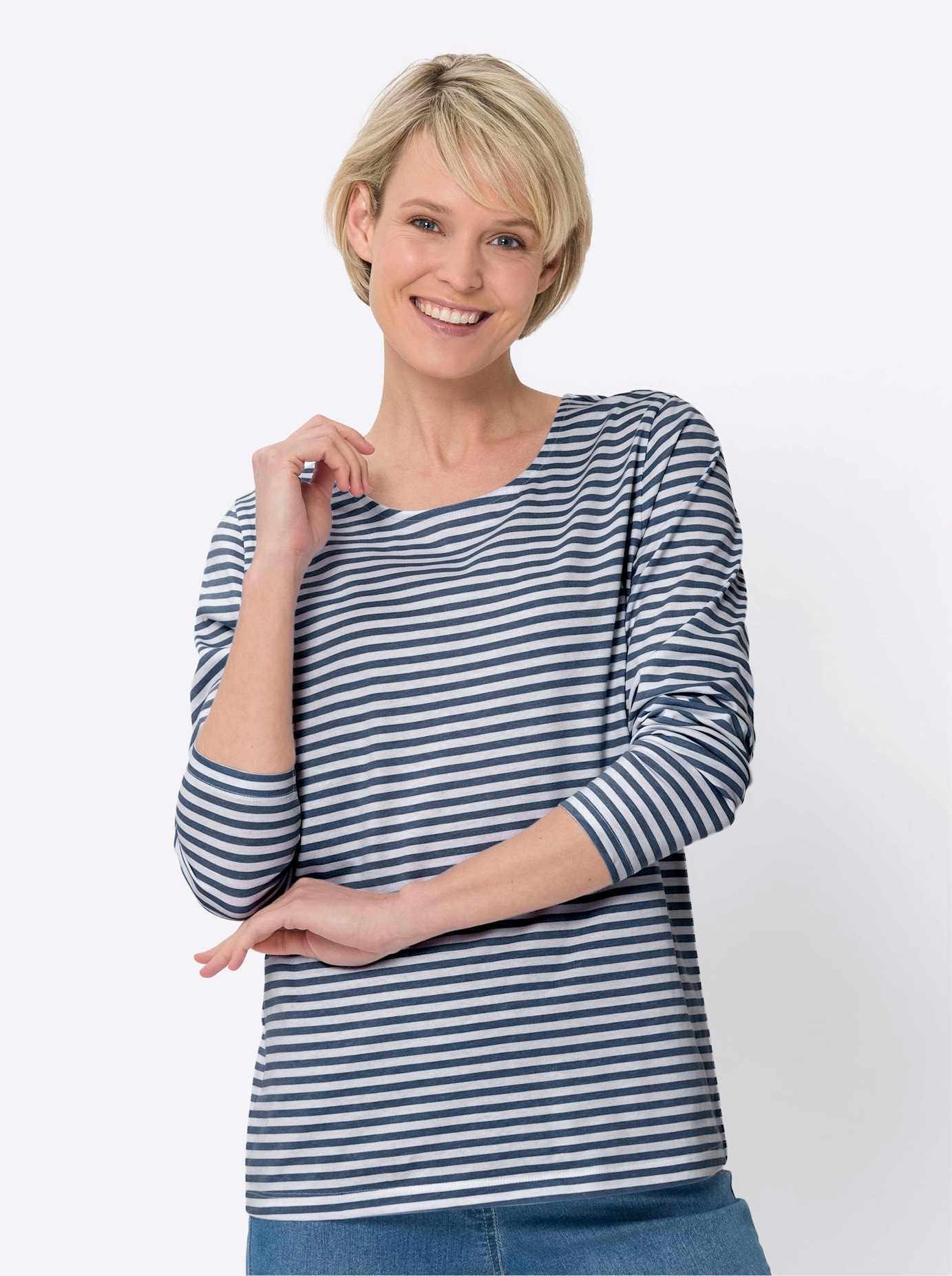 Image of Classic Basics Langarmshirt "Ringelshirt" 1 Stk.