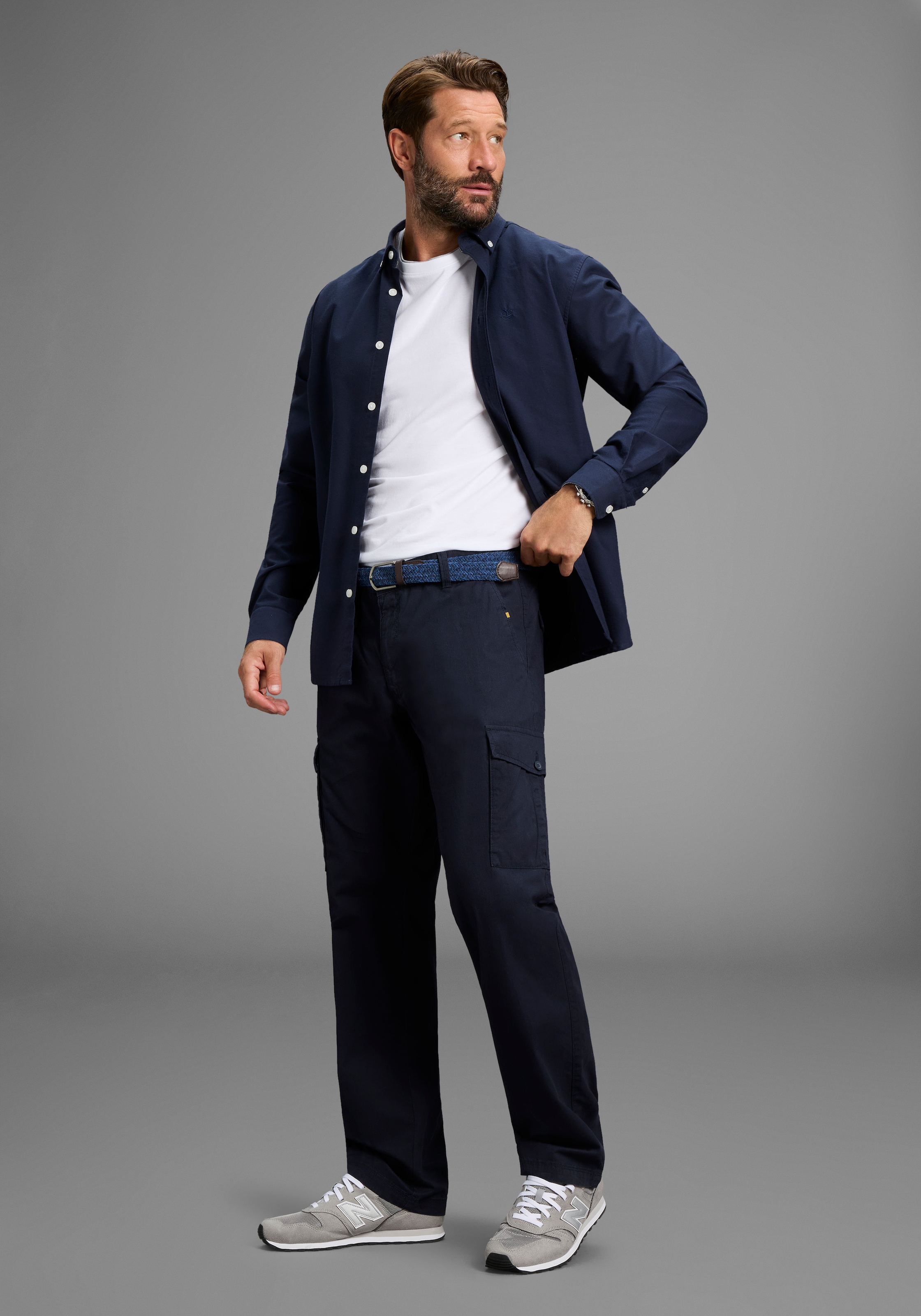 Man's World Pantalon cargo »Cargohose Grosse Grössen inkl. Gürtel«  passt jeder Grossen Grösse! inkl. Gürtel