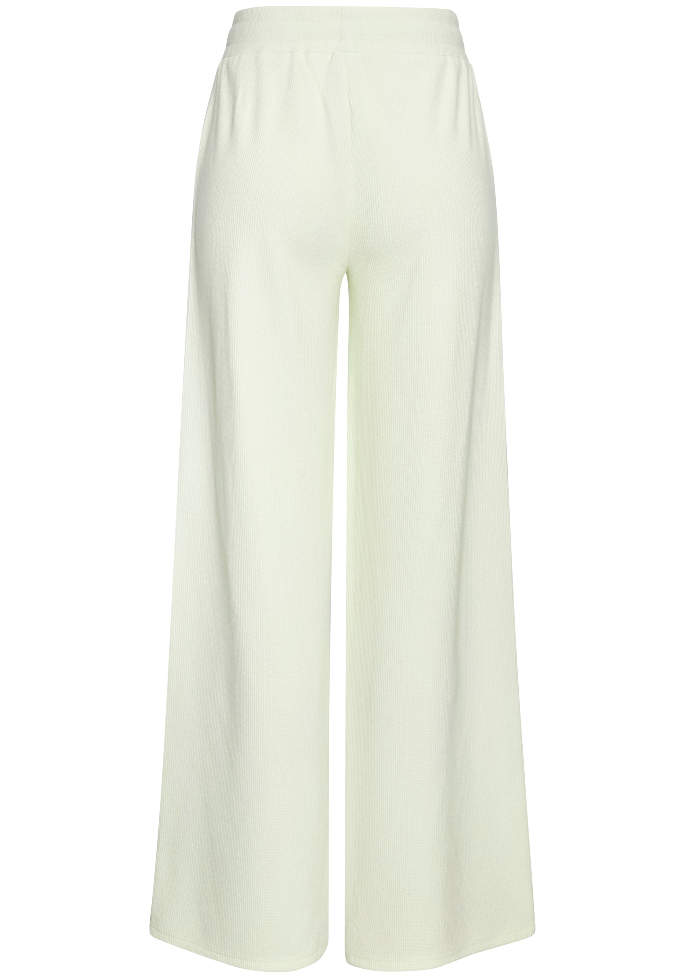 LASCANA Loungehose  in modischer Piqué-Optik