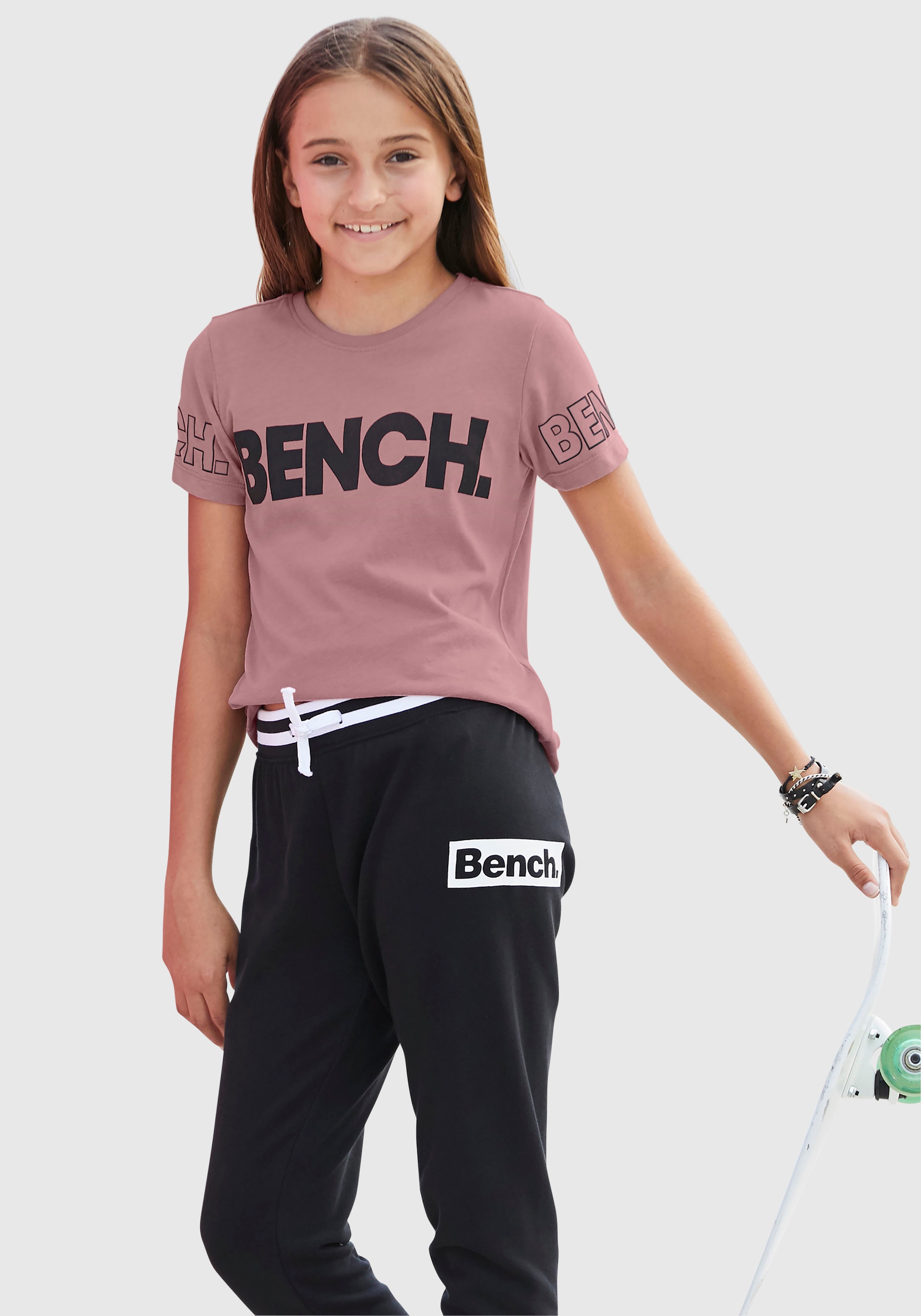 Image of Bench. T-Shirt, mit Bench-Logo-Drucken bei Ackermann Versand Schweiz