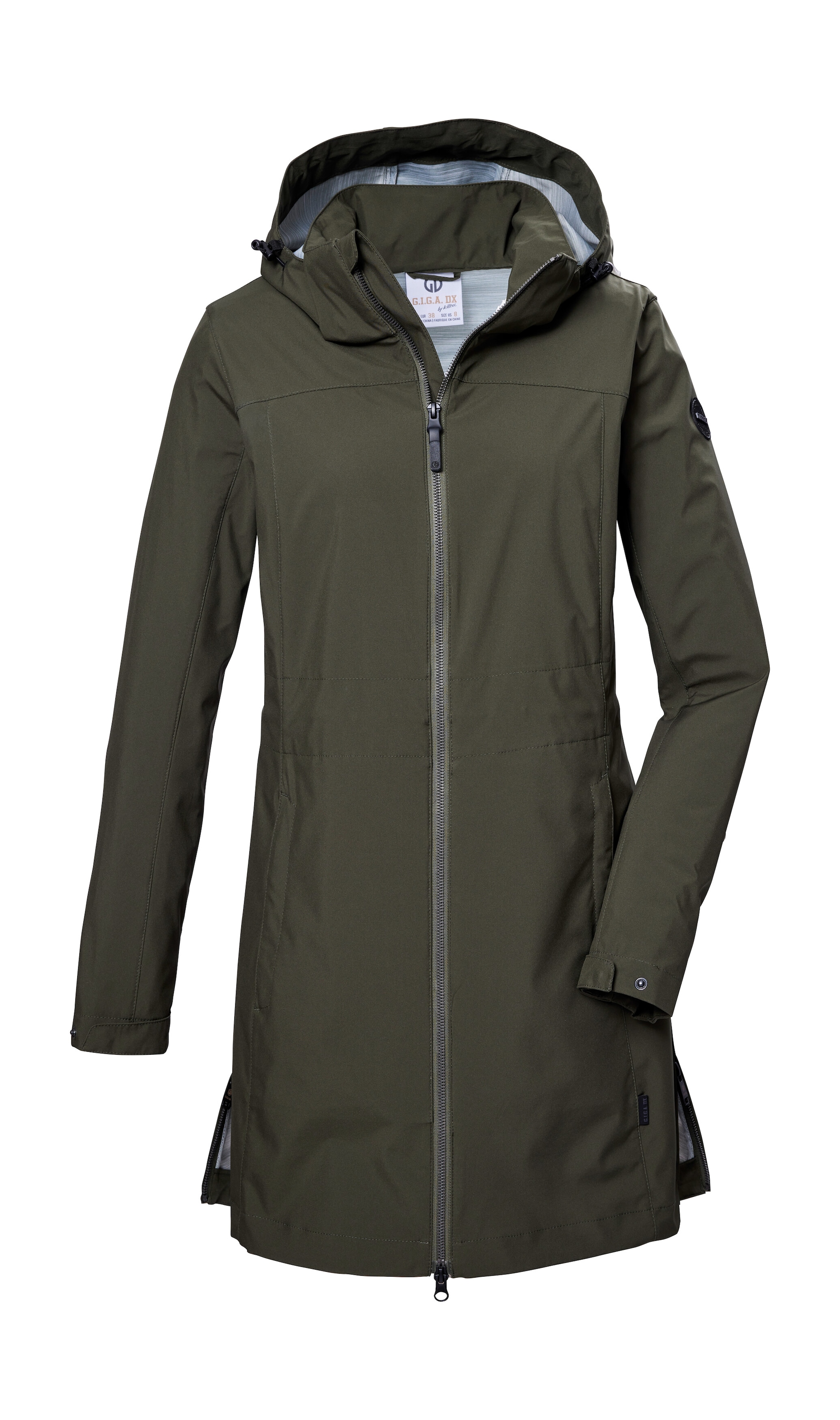 G.I.G.A. DX by killtec Softshellparka »GS 76 WMN SFTSHLL PRK«, Wasserdichter, atmungsaktiver Softshell Parka, PFAS-frei imprägniert
