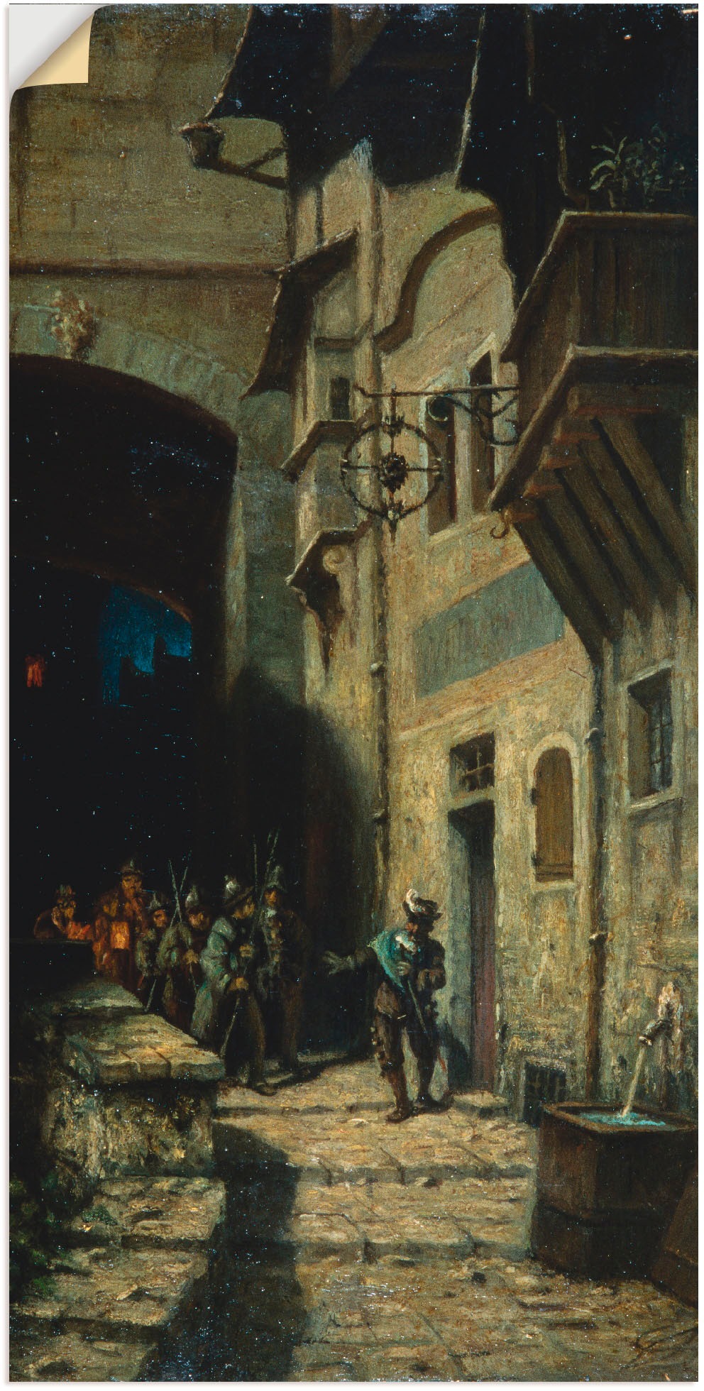 Image of Artland Wandbild »Die Scharwache«, Mann, (1 St.), in vielen Grössen & Produktarten -Leinwandbild, Poster, Wandaufkleber / Wandtattoo auch für Badezimmer geeignet bei Ackermann Versand Schweiz