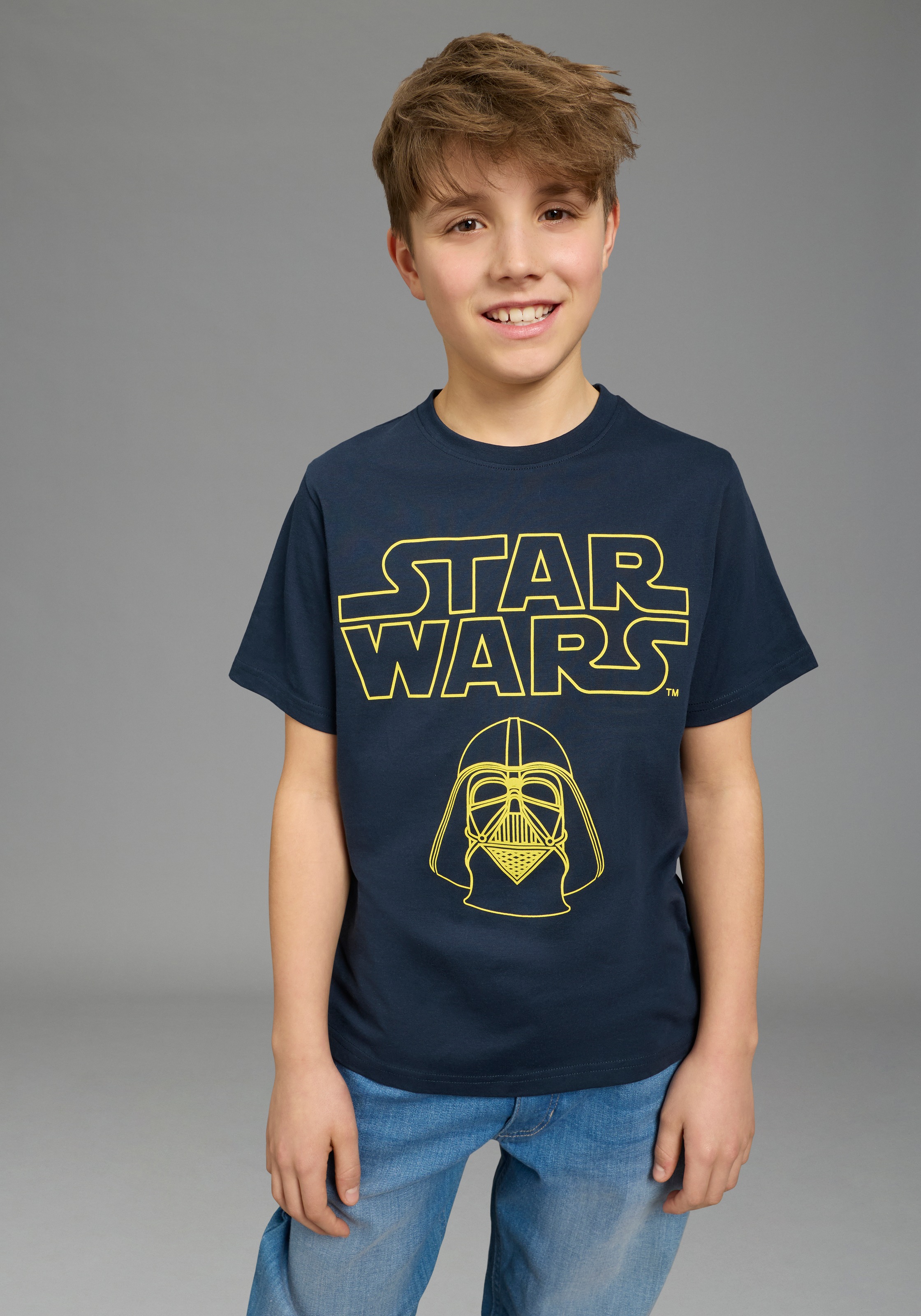 Image of KIDSWORLD T-Shirt "STAR WARS: DARTH VADER - Disney Shirt" DARTH VADER Shirt. Kurzarm, mit modischem Druck, aus Baumwolle