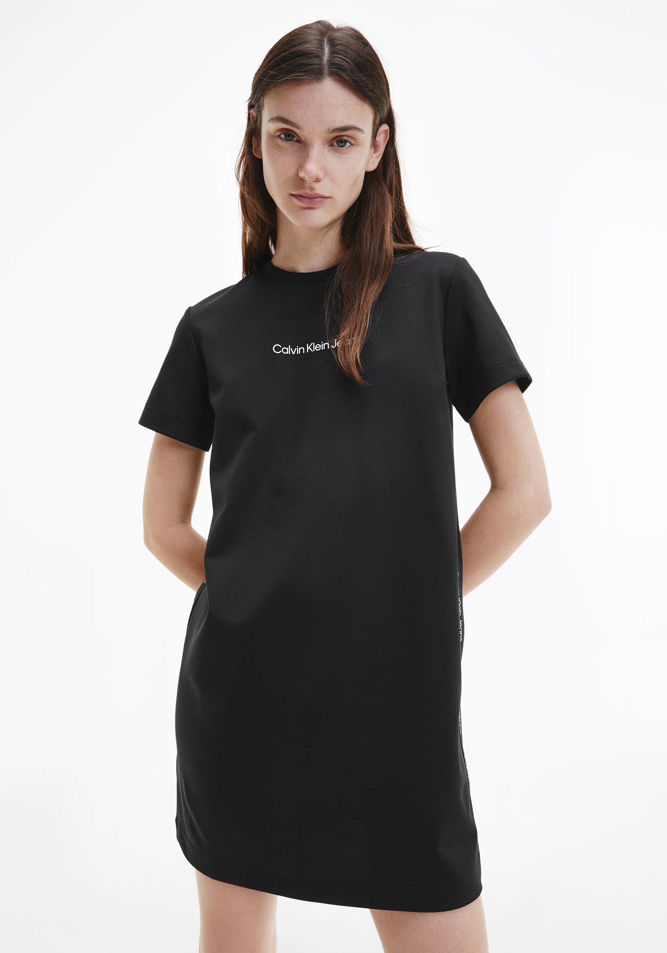 Image of Calvin Klein Jeans Shirtkleid »LOGO TAPE MILANO T-SHIRT DRESS«, mit Calvin Klein Jeans Logo-Schriftzügen bei Ackermann Versand Schweiz