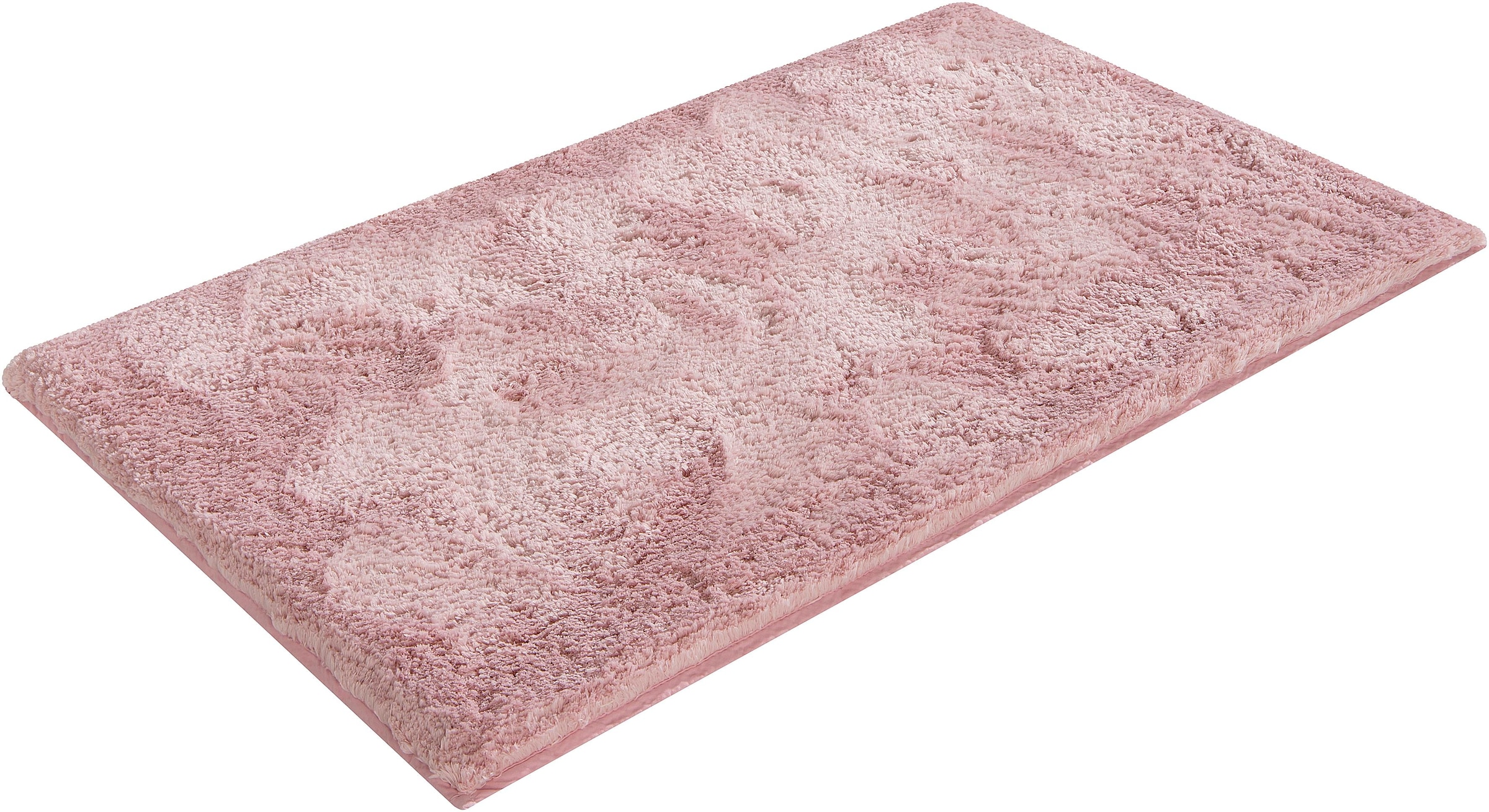 my home Badematte »Jos, Badvorleger, Badezimmer Teppich«, rutschhemmend beschichtet, fussbodenheizungsgeeignet-schnell trocknend, Badematten in Pastell-Farben, Badteppich als 3 teiliges Set erhältlich