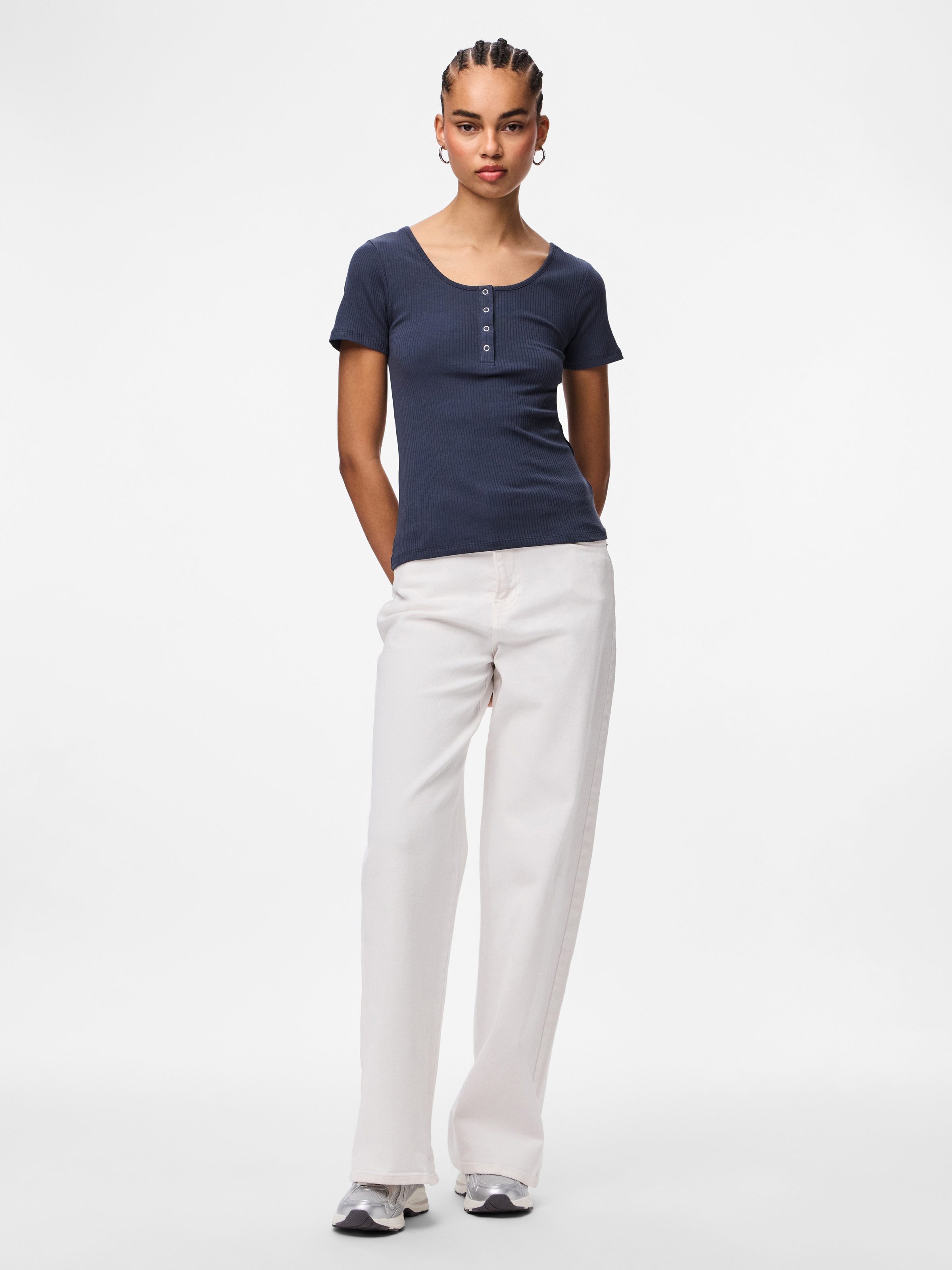 pieces T-shirt à manches courtes »PCKITTE SS TOP NOOS BC«