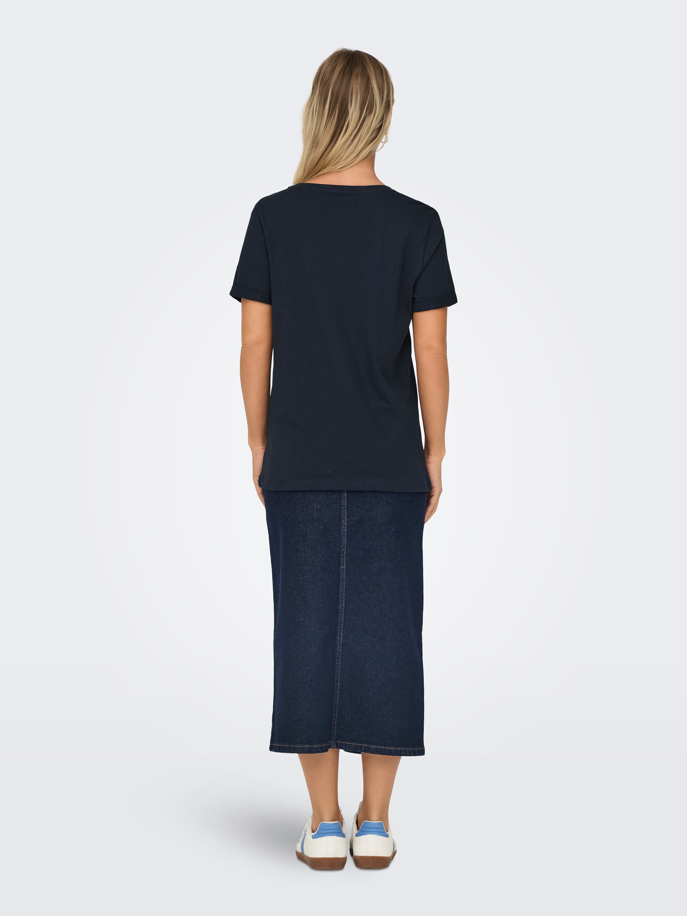 ONLY Kurzarmshirt »ONLKITA LIFE S/S TOP NOOS« regular fit, casual, Single Jersey, Baumwolle, Rundhals