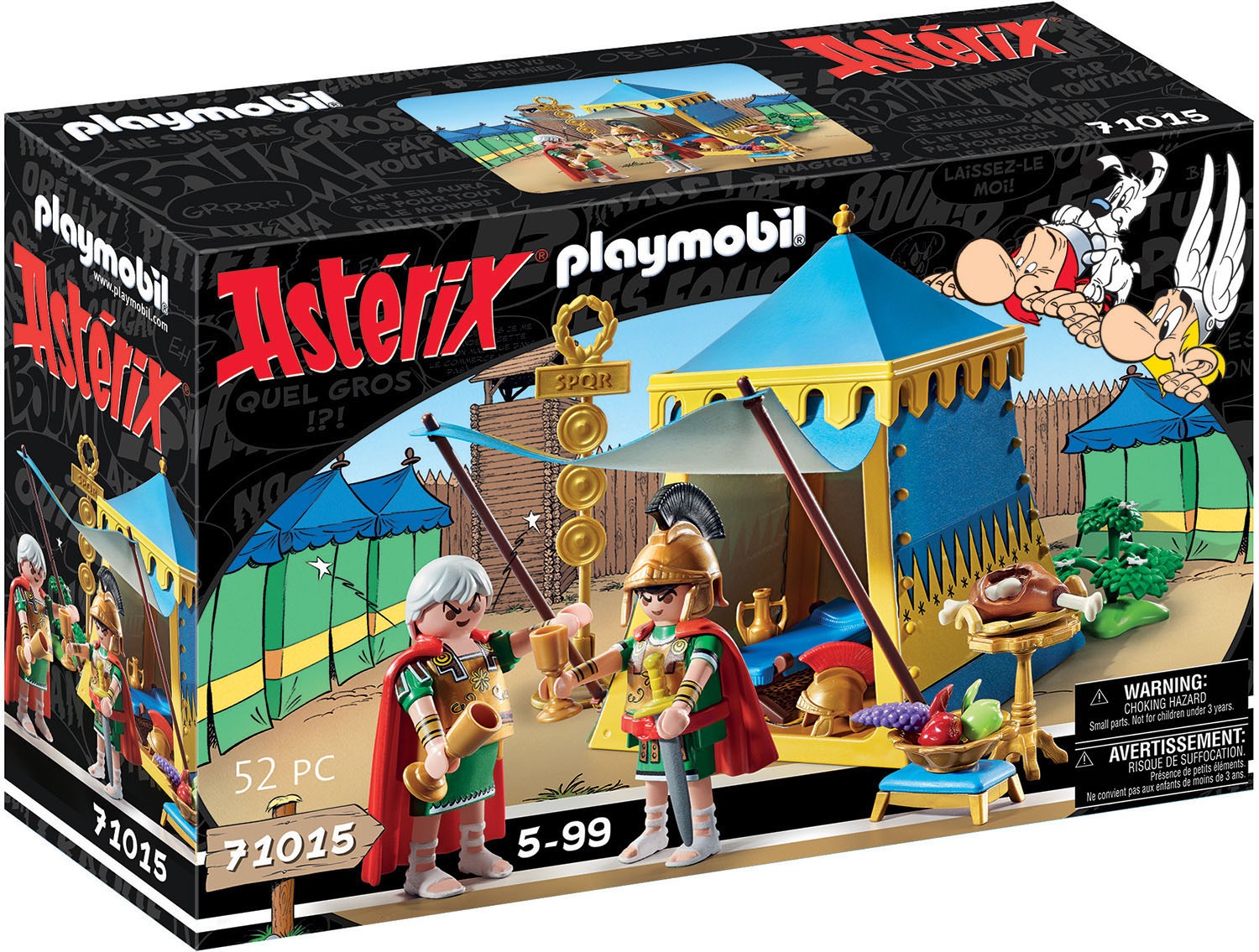 Image of Playmobil® Konstruktions-Spielset »Anführerzelt mit Generälen (71015), Asterix«, (52 St.), Made in Europe bei Ackermann Versand Schweiz