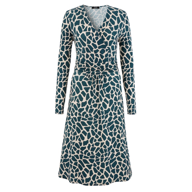 ♕ Aniston SELECTED Jerseykleid, mit farbigem animal-print versandkostenfrei  auf