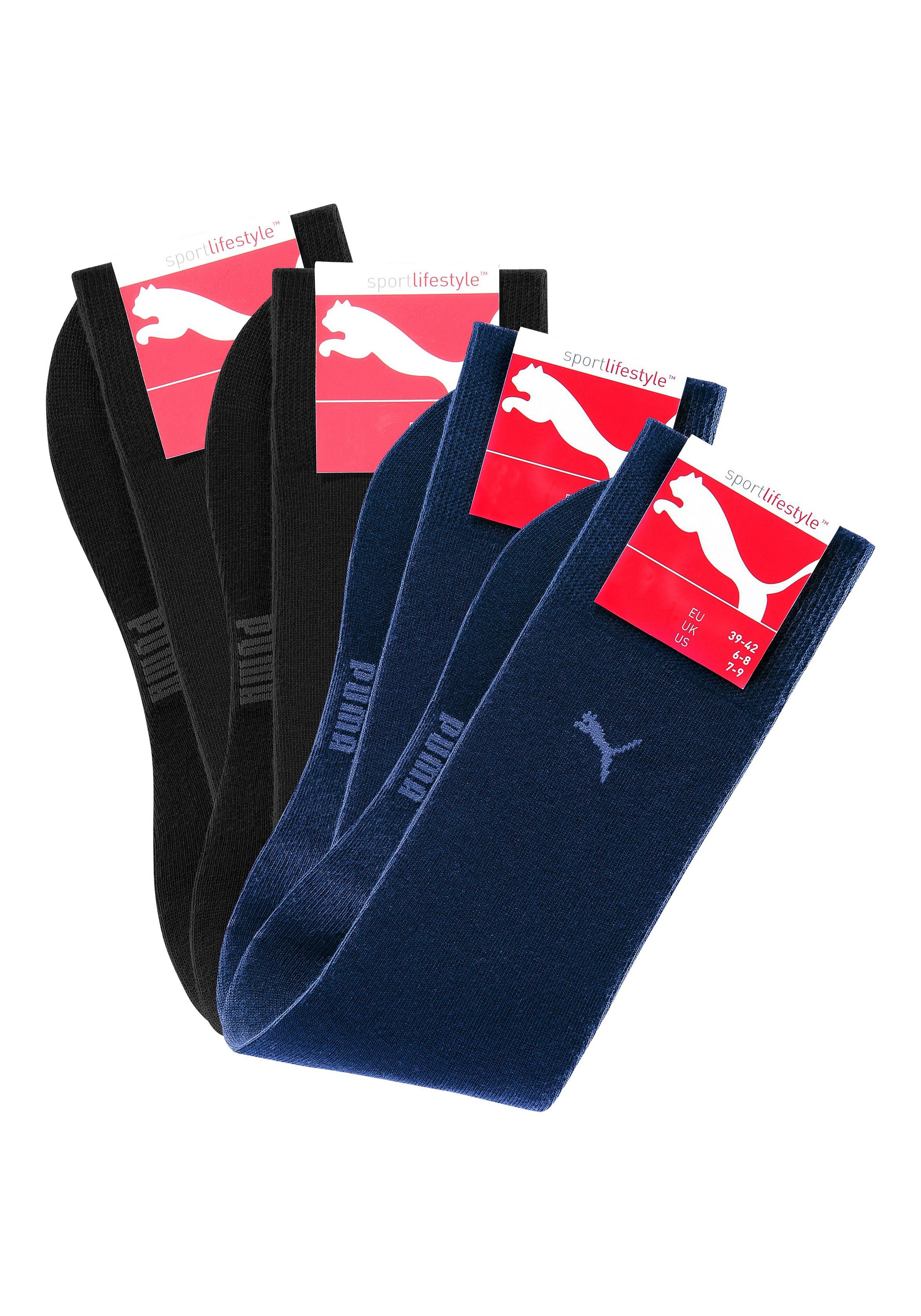 Image of PUMA Basicsocken, (4 Paar), mit druckfreiem Komfortbund bei Ackermann Versand Schweiz