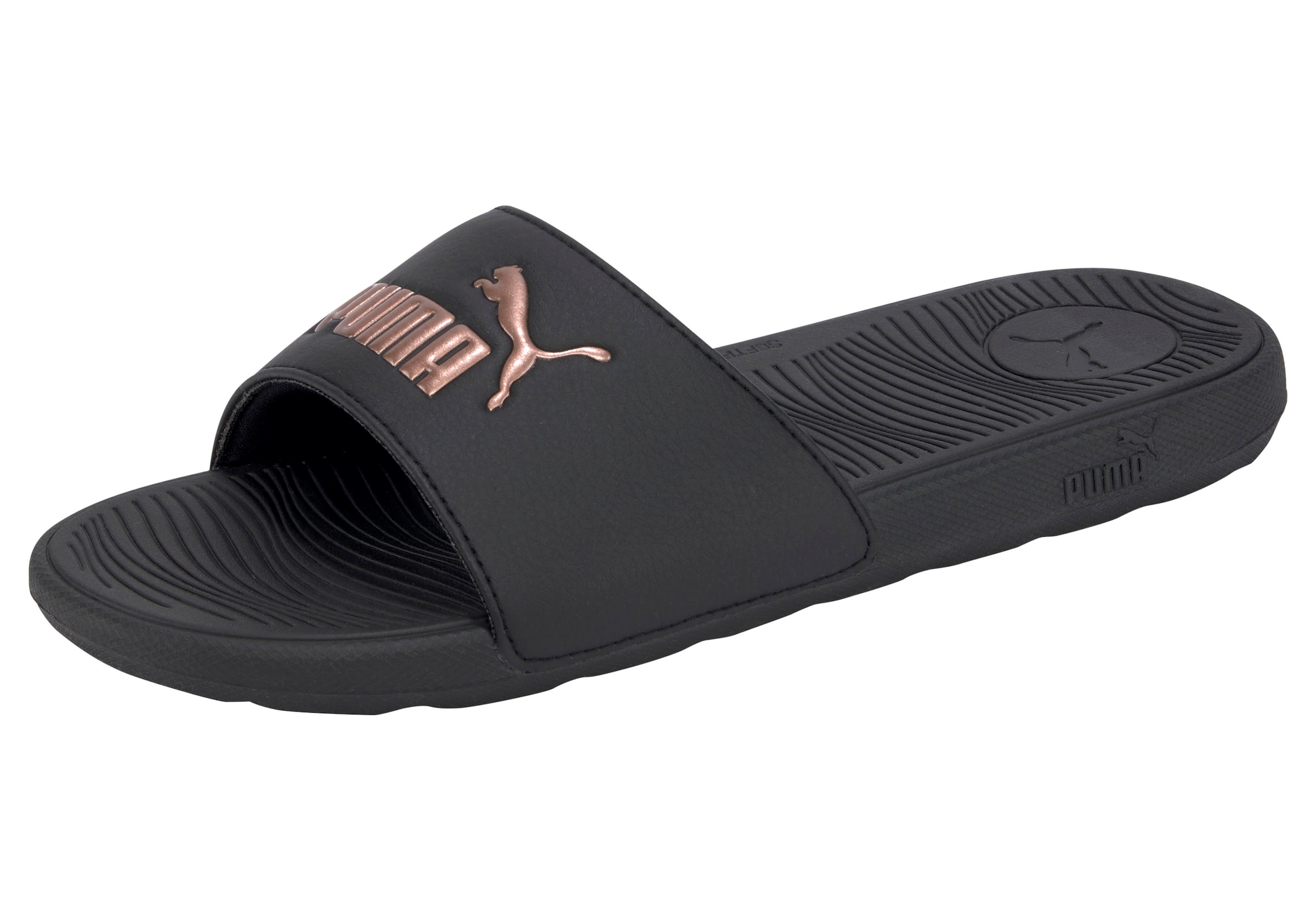 Image of PUMA Badesandale "COOL CAT 20 WNS" ohne Verschluss, leicht profilierte Laufsohle, aus Synthetik