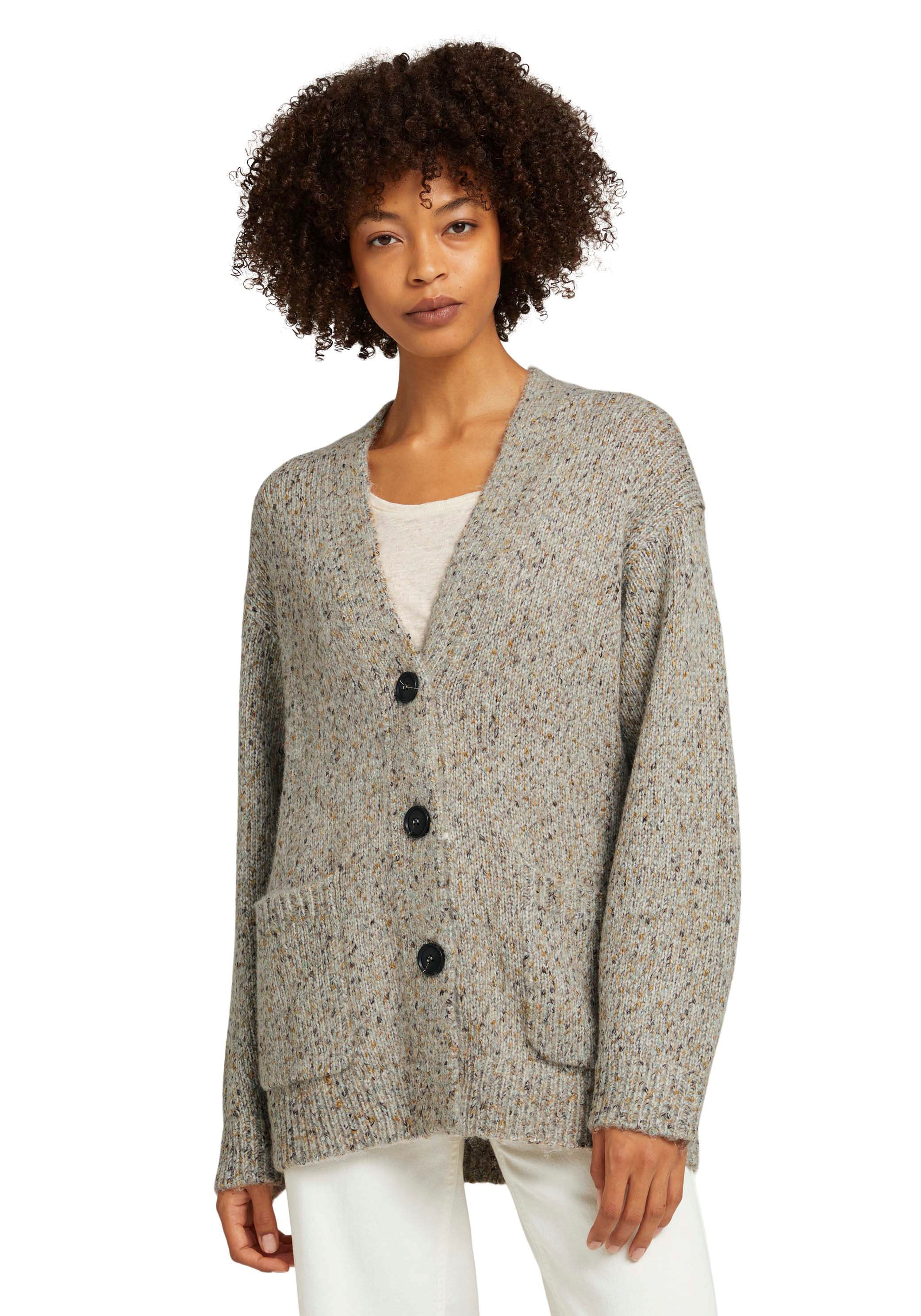 Image of TOM TAILOR Strickjacke, in Melange-Optik bei Ackermann Versand Schweiz