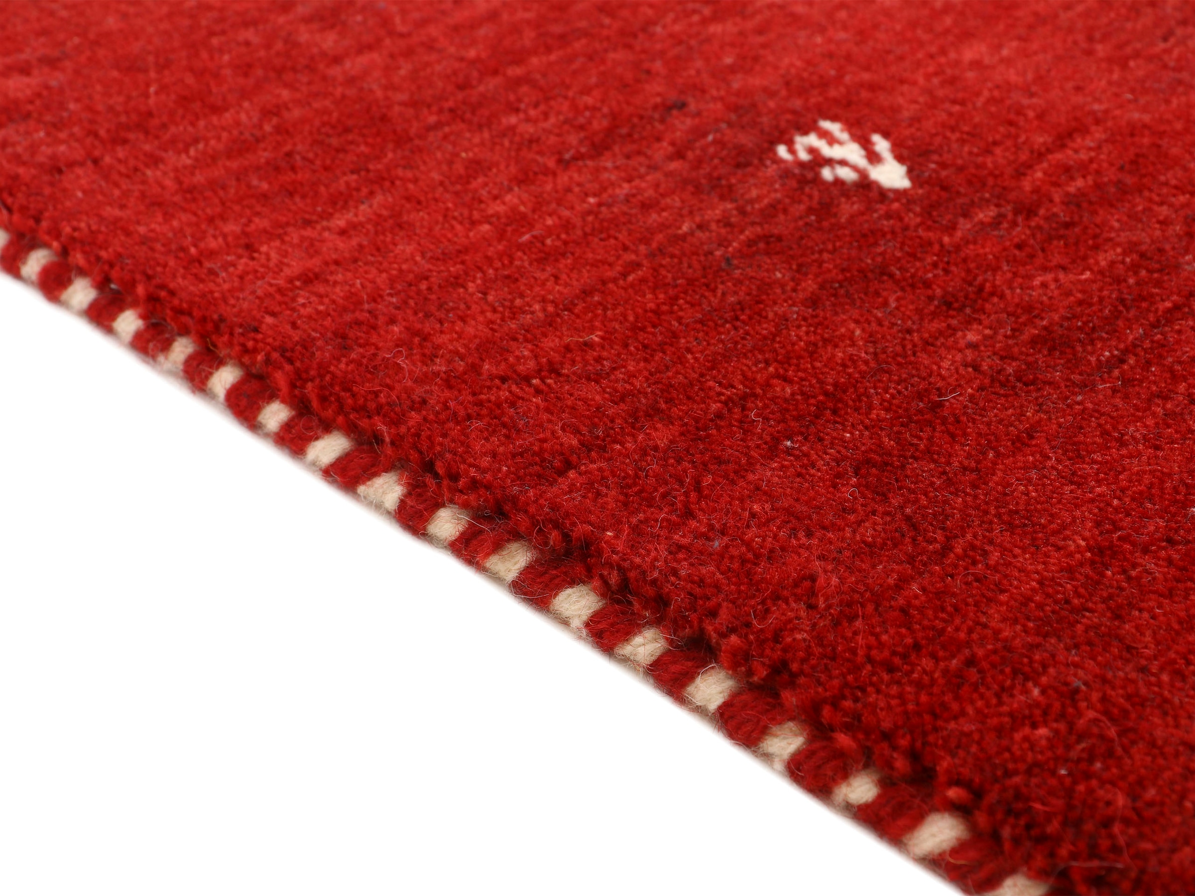 carpetfine Wollteppich »Gabbeh Uni, auch als Läufer erhältlich«, rechteckig, 15 mm Höhe, reine Wolle, handgewebt, Gabbeh Loom Tiermotiv, grosse Farbauswahl