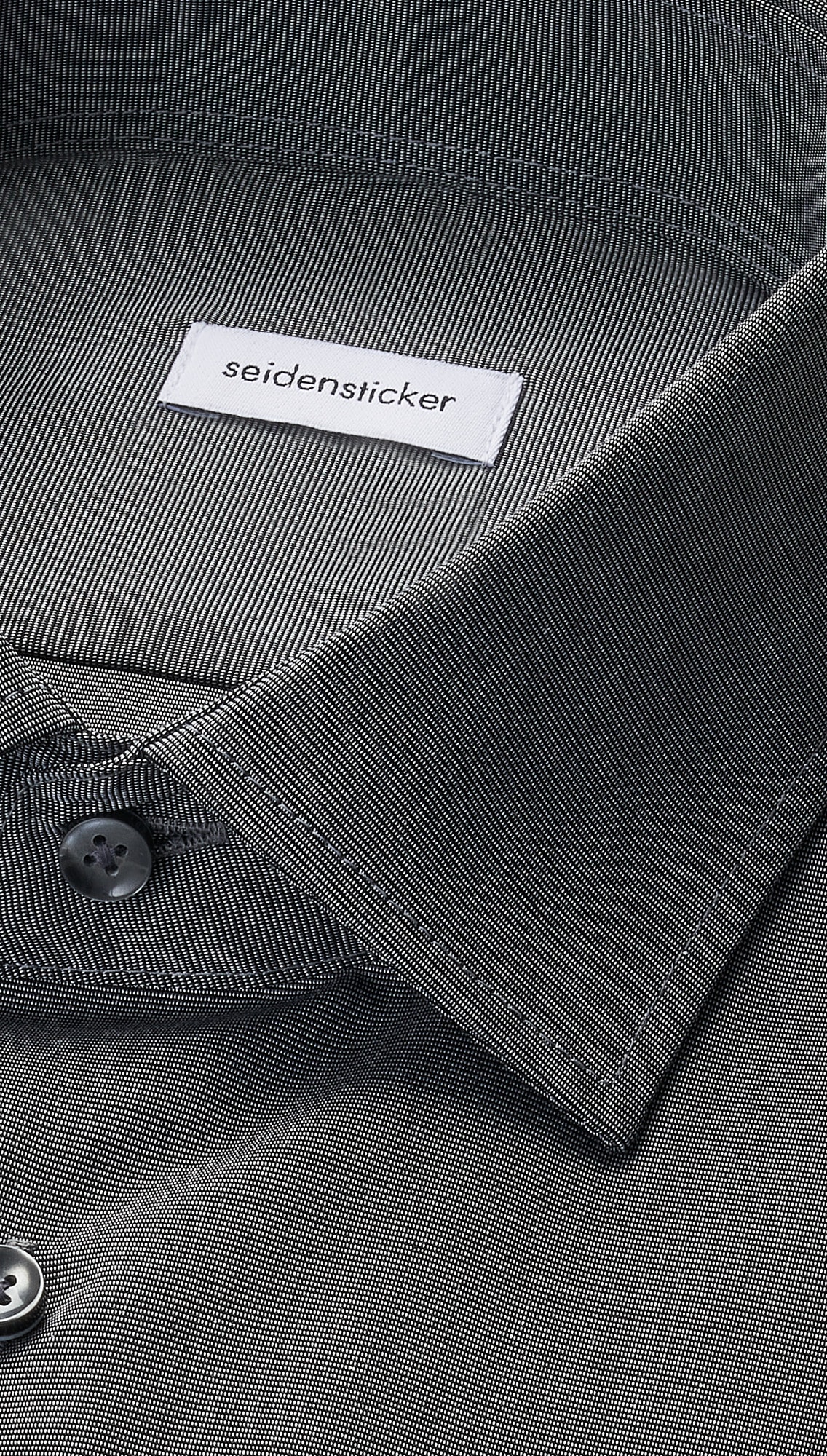 seidensticker Chemise d'affaires »Schwarze Rose« Regular 1/2 Kentkragen Uni