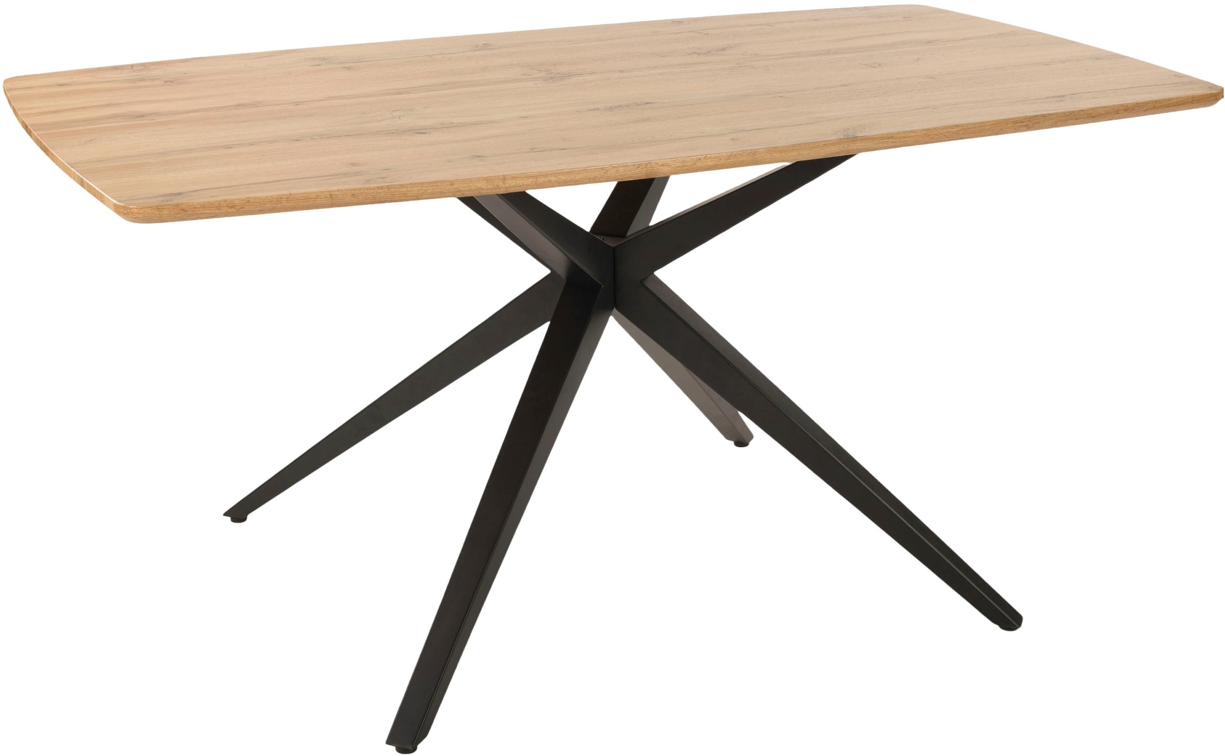 Duo Collection Essgruppe »Emira und Esra« Set, Besteht aus einem Tisch und 4 Stühlen, 5 Stk. tlg. massives Metallgestell, Stühle drehbar