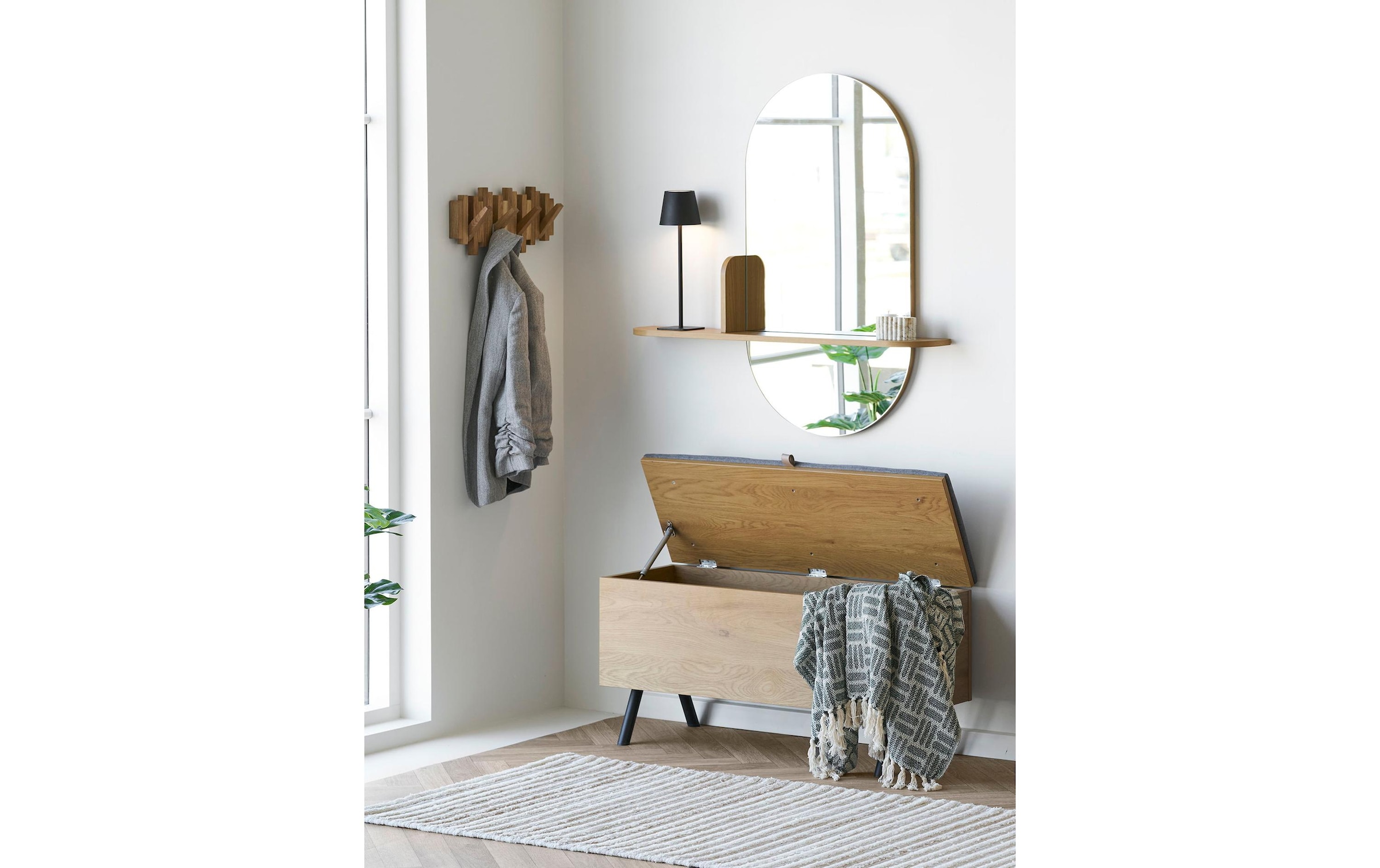 House Nordic Crochet de garde-robe »Caltra 40 x 3 x 18 cm«