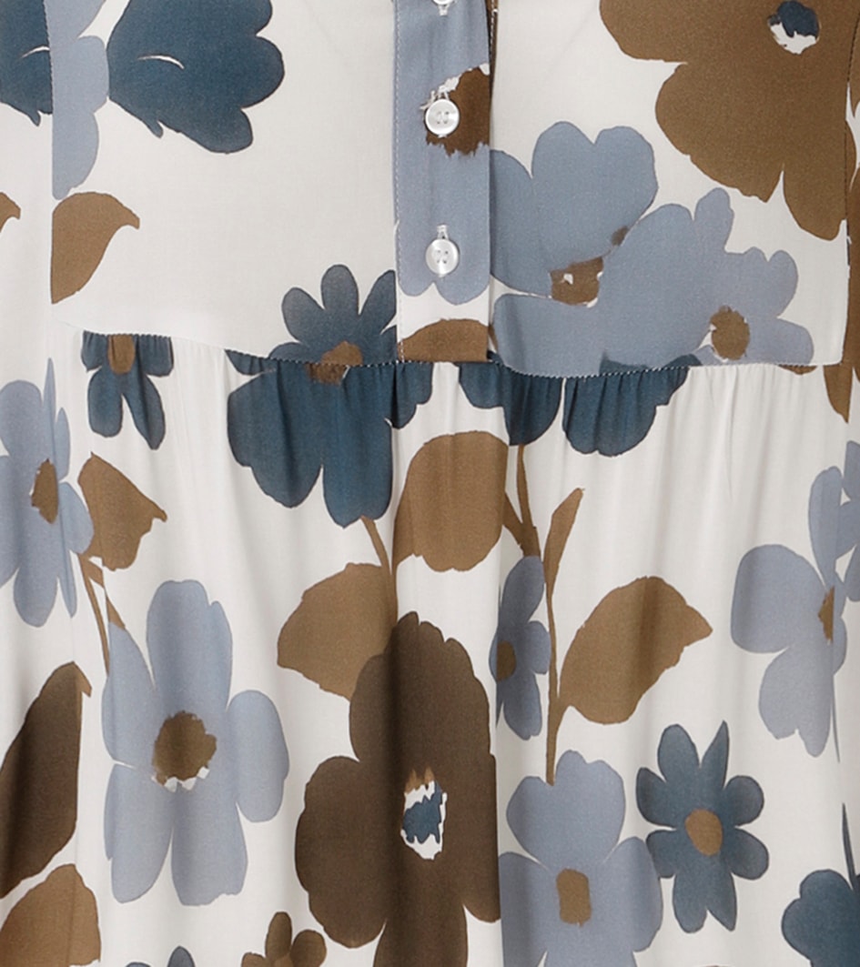Aniston CASUAL Maxikleid mit grossflächigen, grafischen Blumendruck - NEUE KOLLEKTION