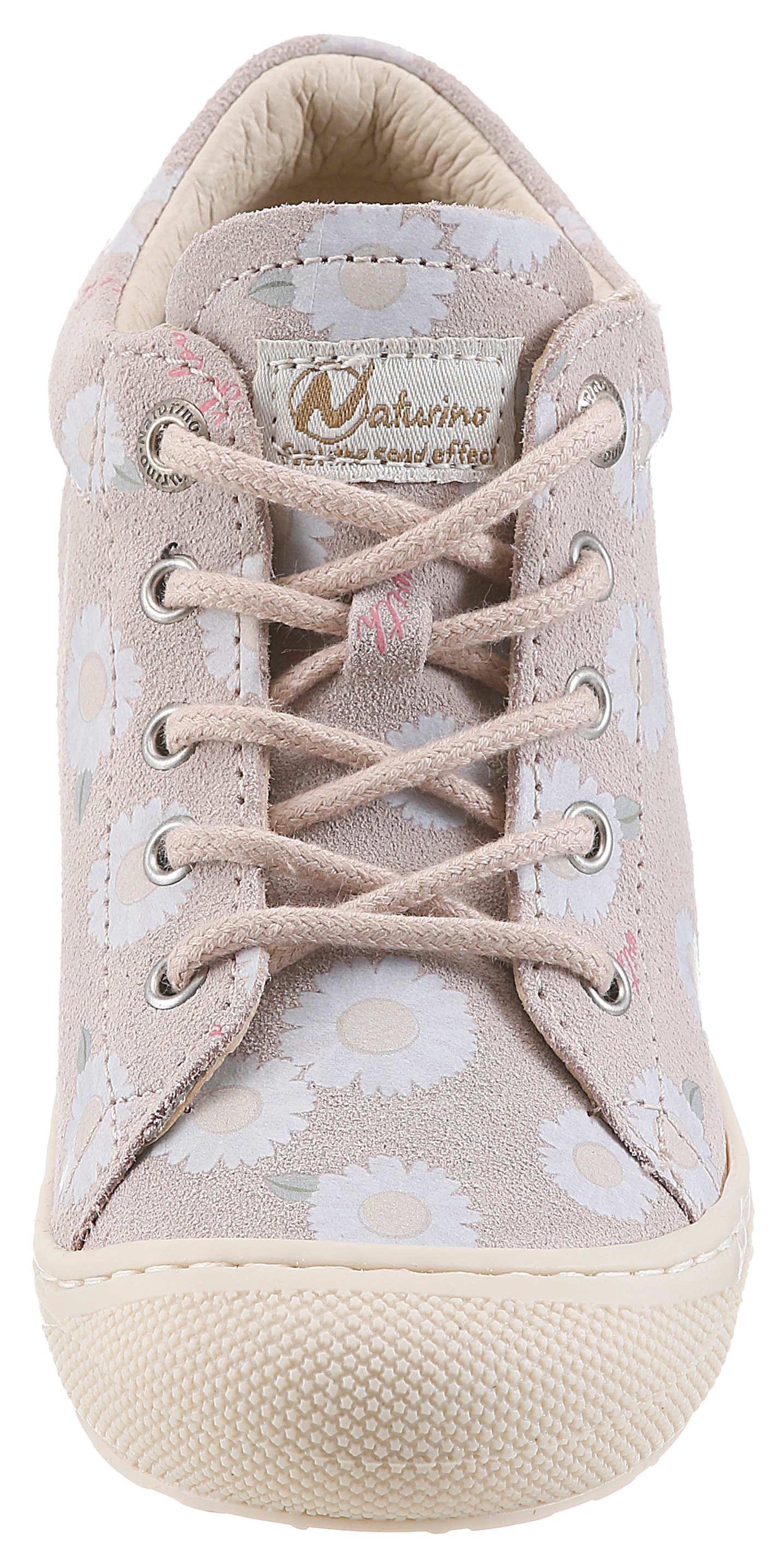 Naturino Lauflernschuh »COCOON SUEDE«  Babyschuh mit Print, Grössenschablone zum Download
