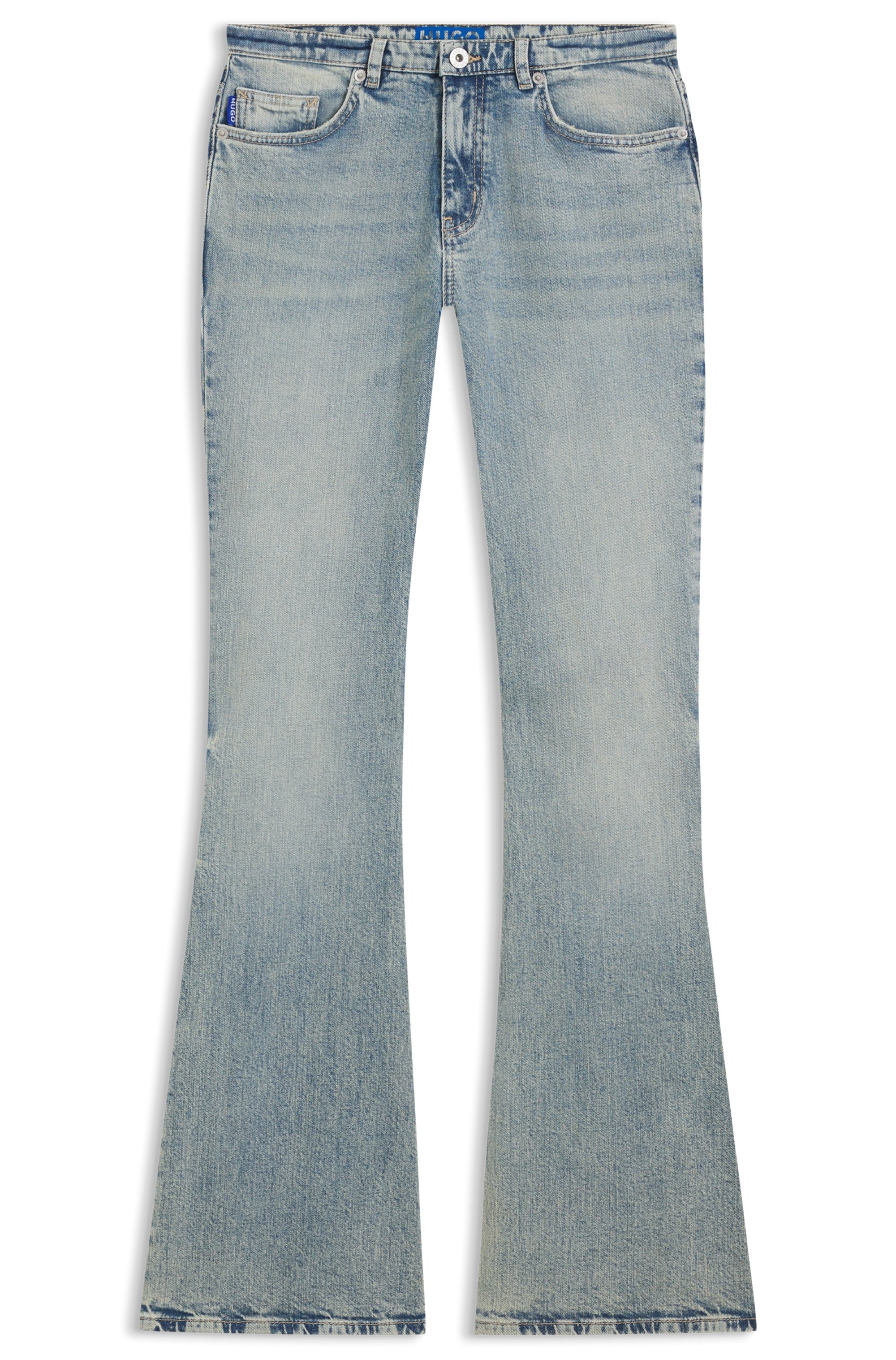 HUGO Blue Jeans bootcut »Gelissa« Mid Rise, weit ausgestellt