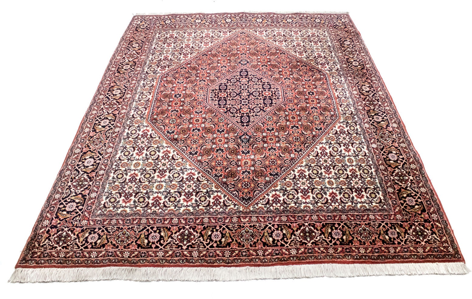 Image of morgenland Teppich »Bidjar Zanjan Teppich handgeknüpft braun«, rechteckig, 12 mm Höhe bei Ackermann Versand Schweiz