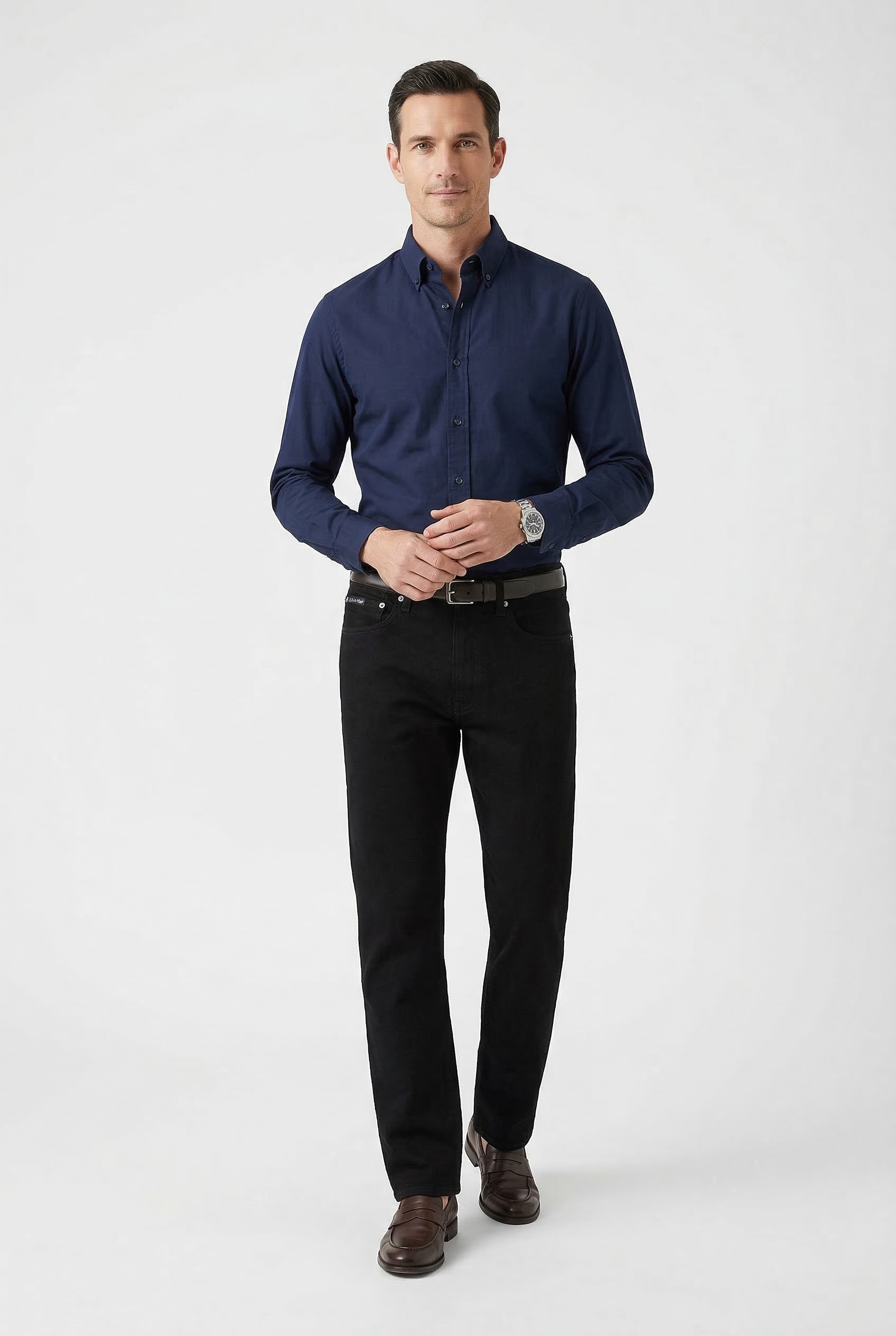 Calvin Klein Jeans Jeans droit Coupe régulière avec poches