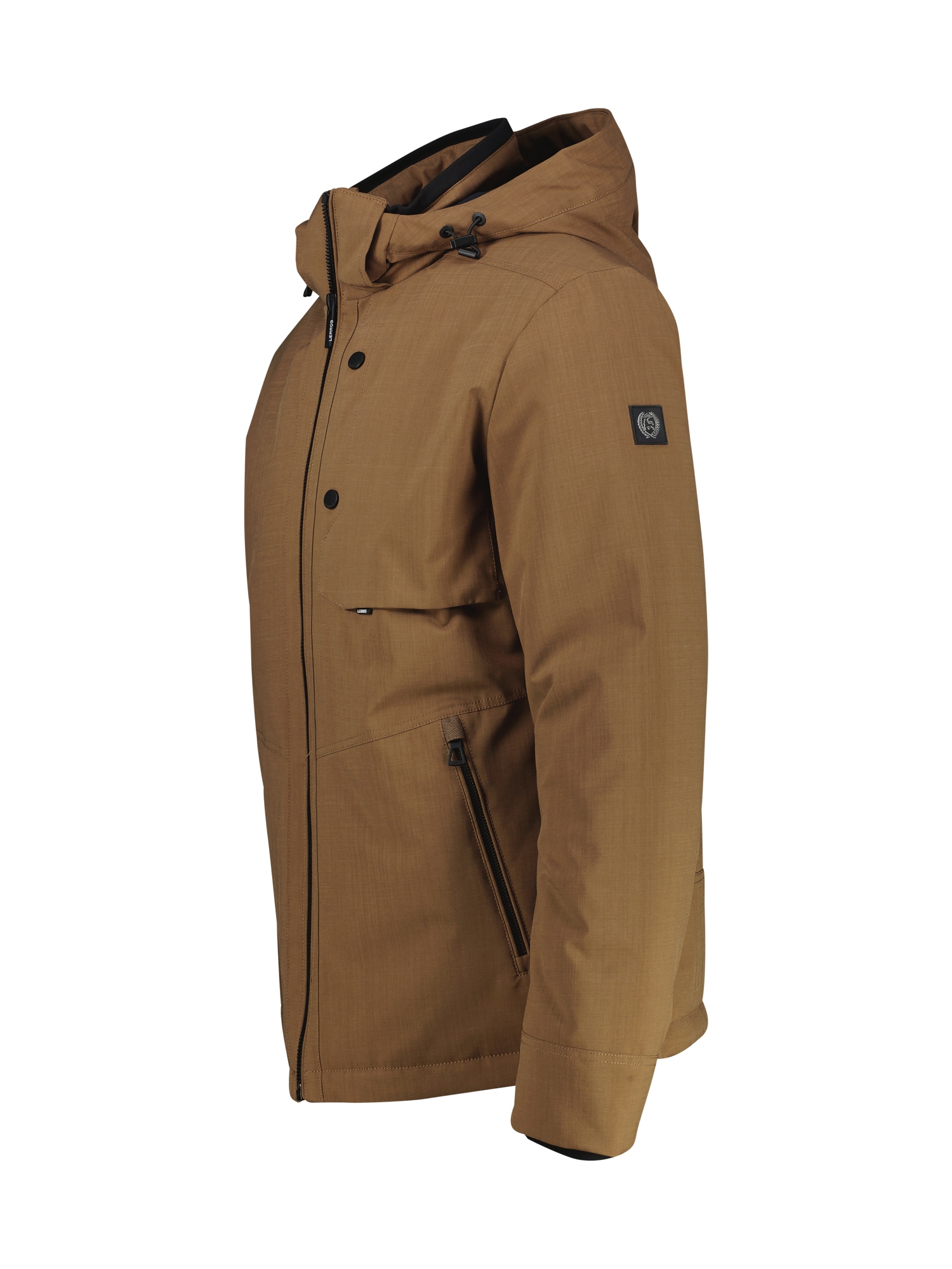 LERROS Veste d'extérieur »LERROS Herren Blouson in Stukturoptik« mit Kapuze Wasser- und windabweisend