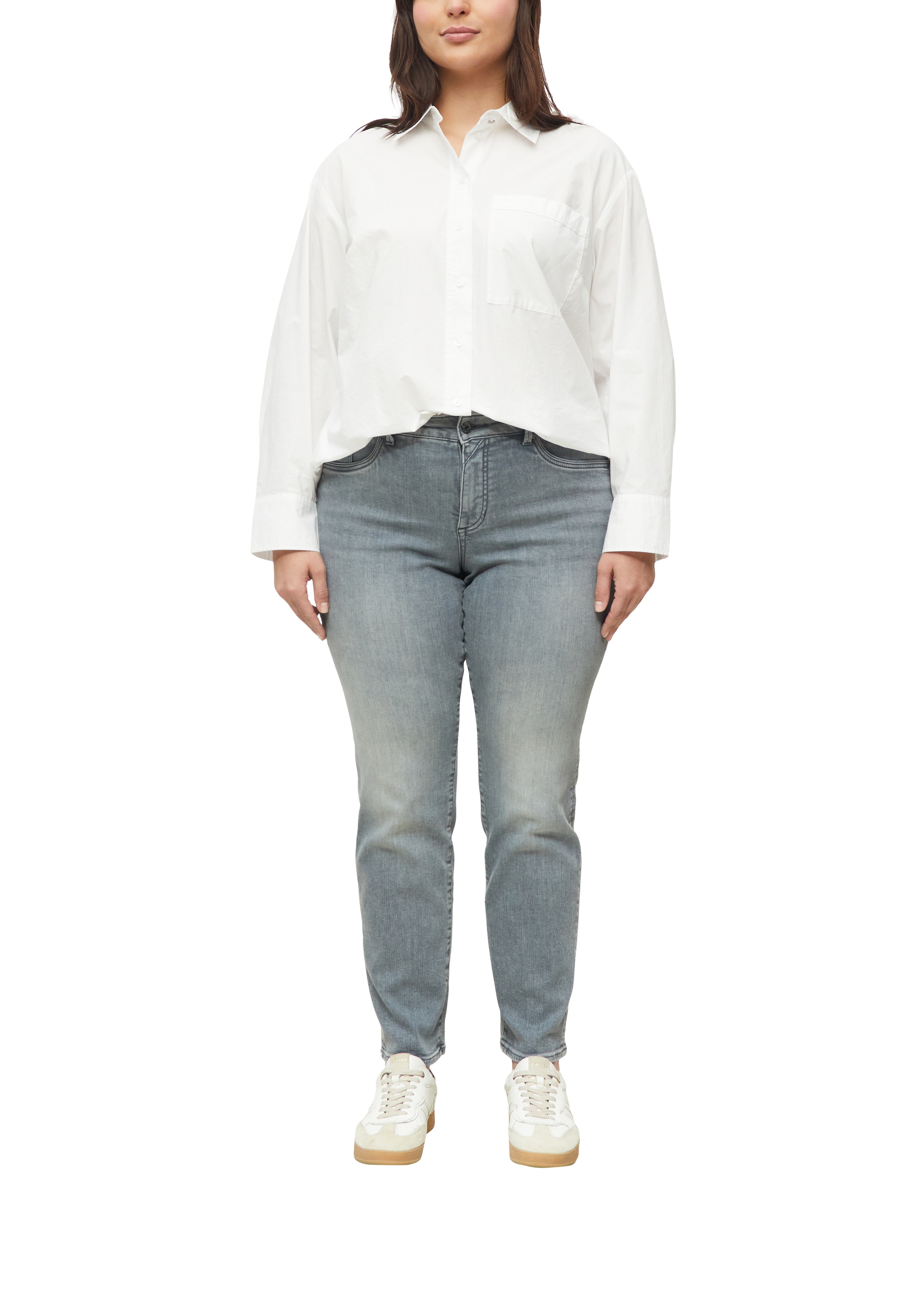 Image of s.Oliver CURVE 5-Pocket-Jeans 7/8-Länge / Slim Fit / Stretch / Grosse Grössen