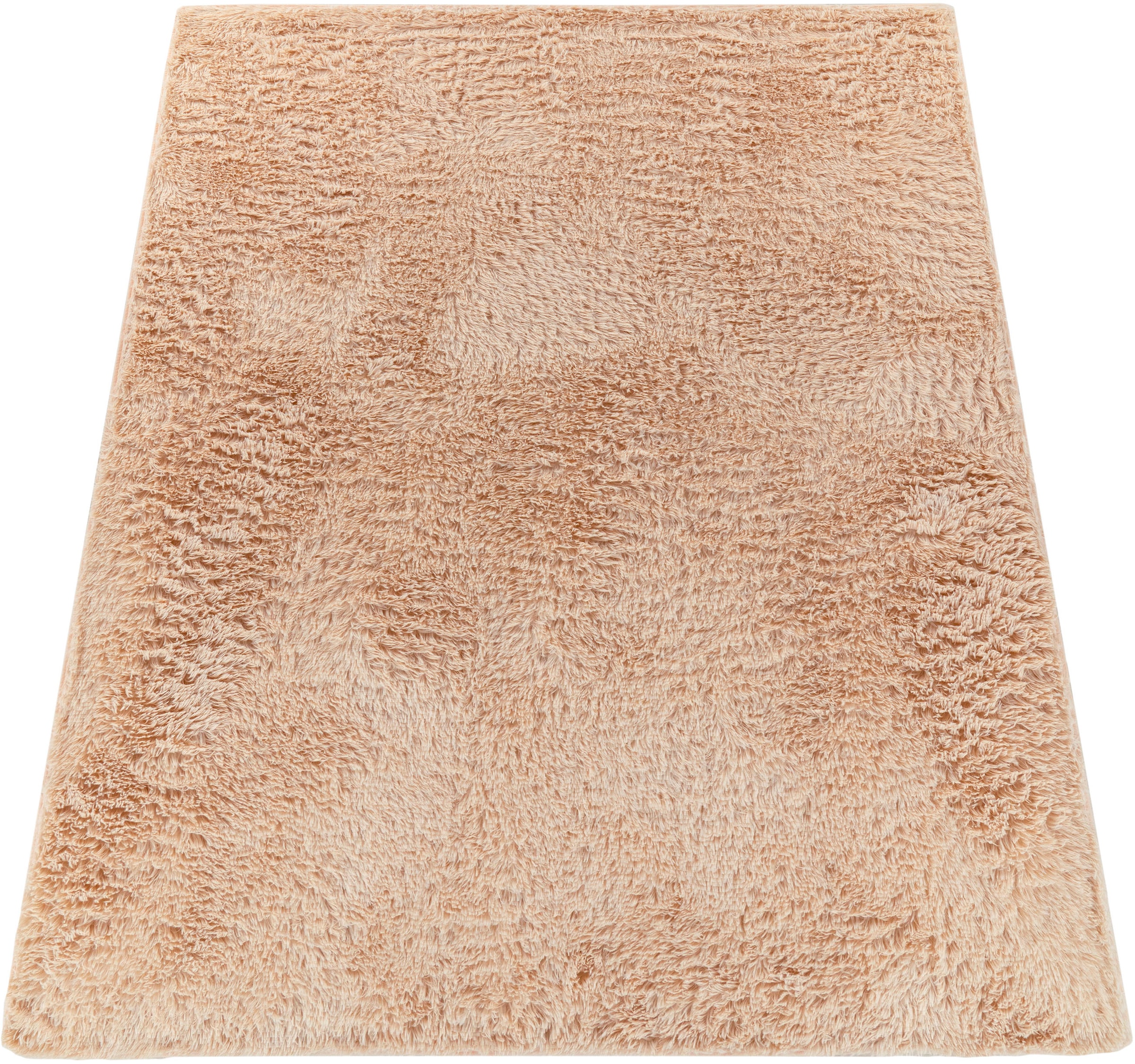 Hochflor-Teppich »Serville«, rechteckig, 37 mm Höhe, Kuschelteppich, Uni Farben, sehr weicher Flor, Wohnzimmer