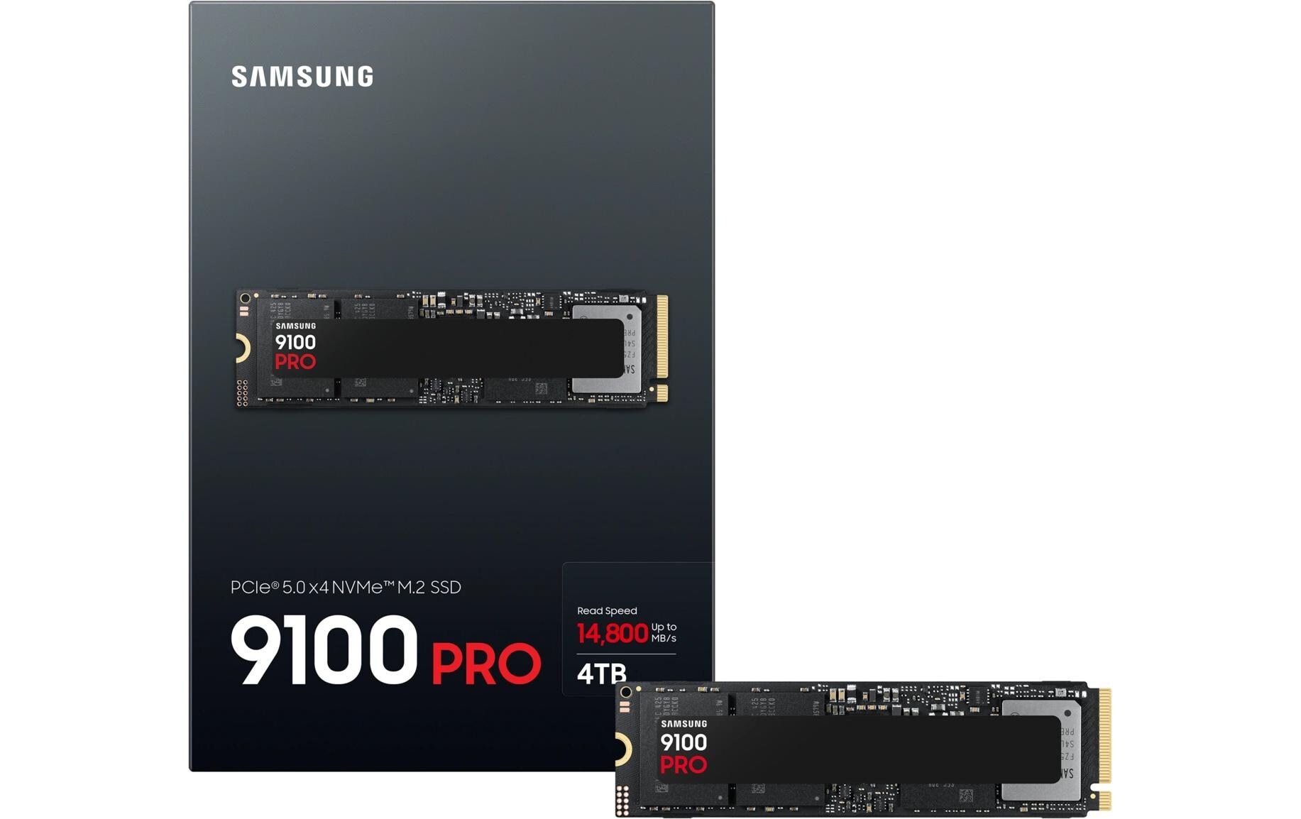 Samsung interne Gaming-SSD »9100 PRO SSD« 2,5 4 TB Anschluss PCI Express 5.0
