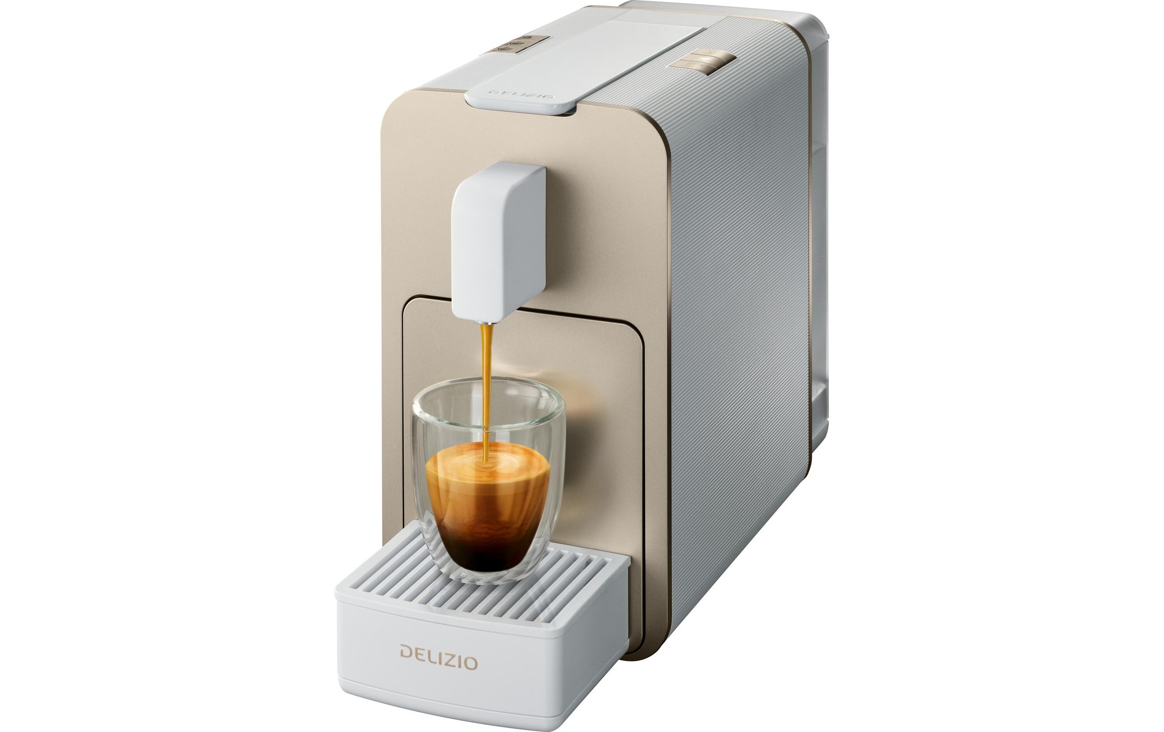 Image of Kapselmaschine "Delizio Viva elegante Gold/Weiss"