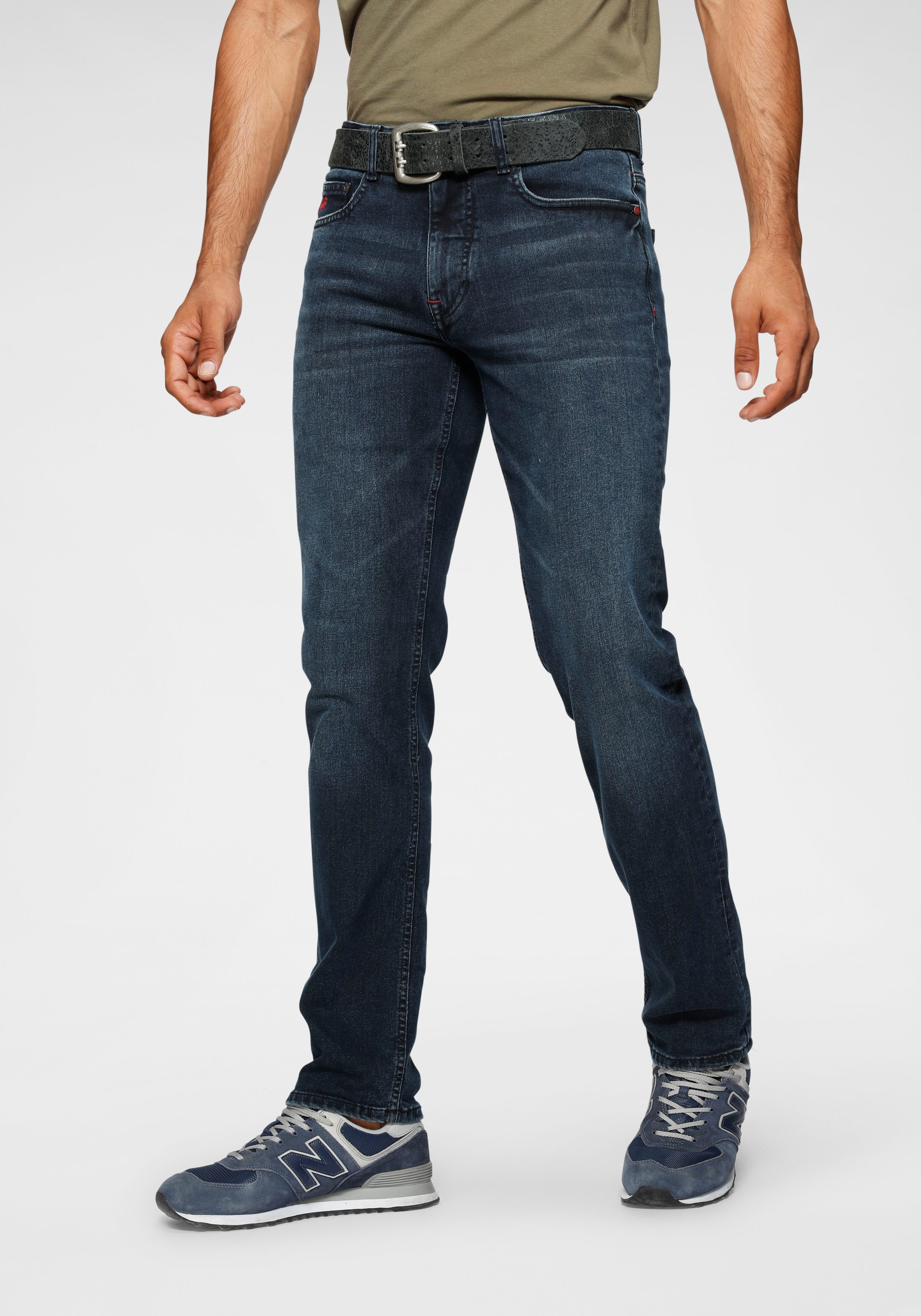 Image of LERROS 5-Pocket-Jeans, mit leichten Abriebeffekten bei Ackermann Versand Schweiz