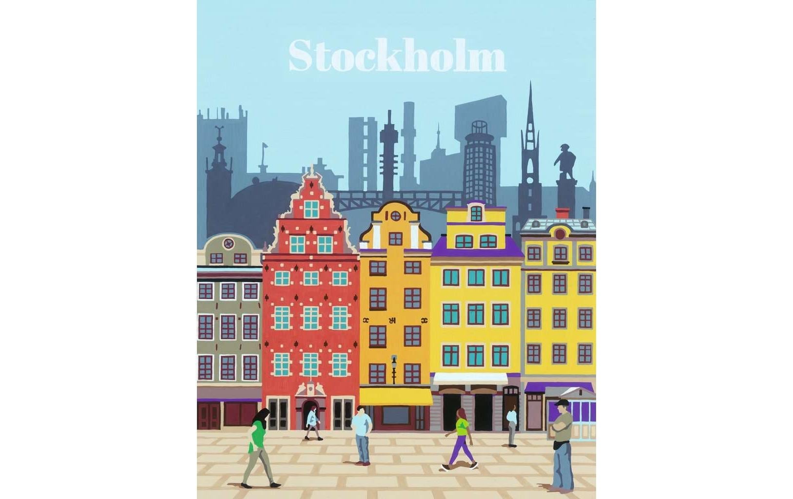 Ravensburger Peinture par numéros »CreArt, Colorful Stockholm« fabriqué en Europe