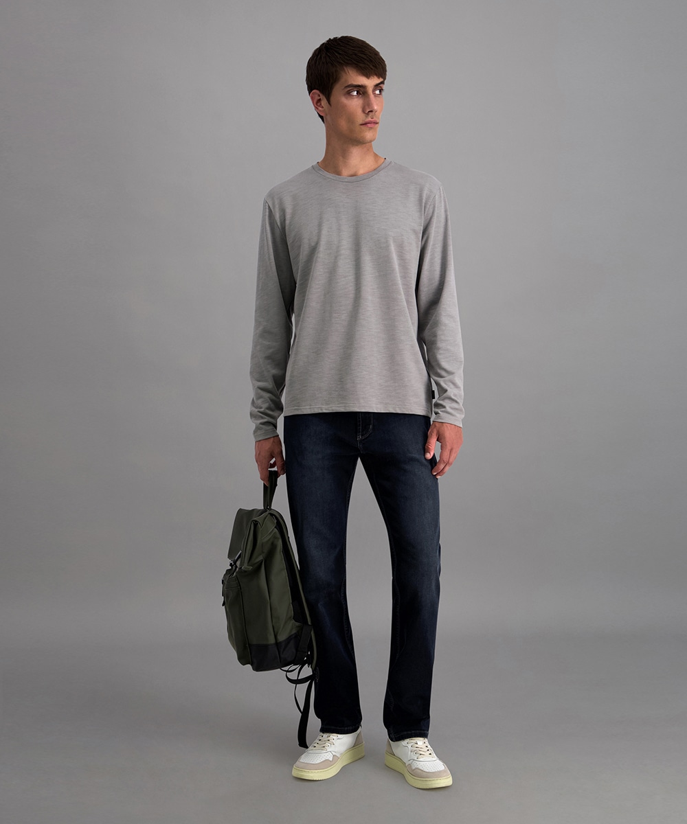 Pioneer Authentic Jeans Langarmshirt in normale Passform