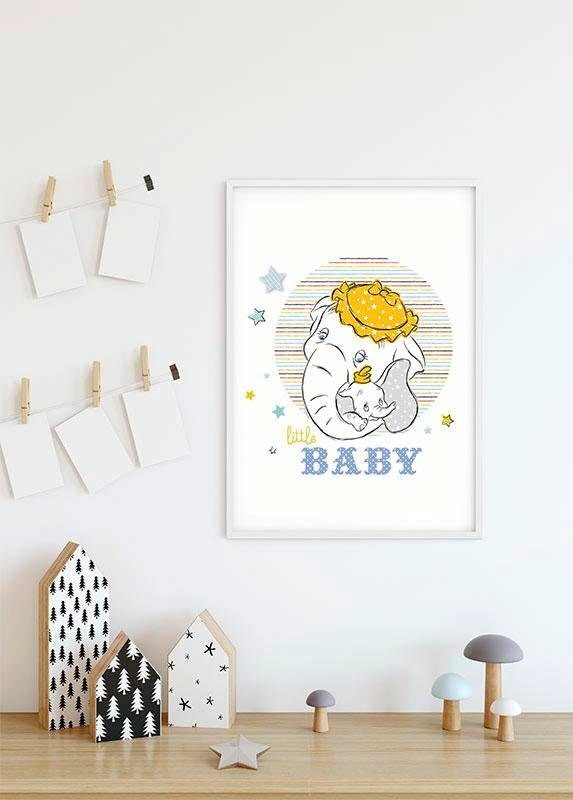 Komar Poster »Dumbo Little Baby«, Disney, (1 St.), Kinderzimmer, Schlafzimmer, Wohnzimmer