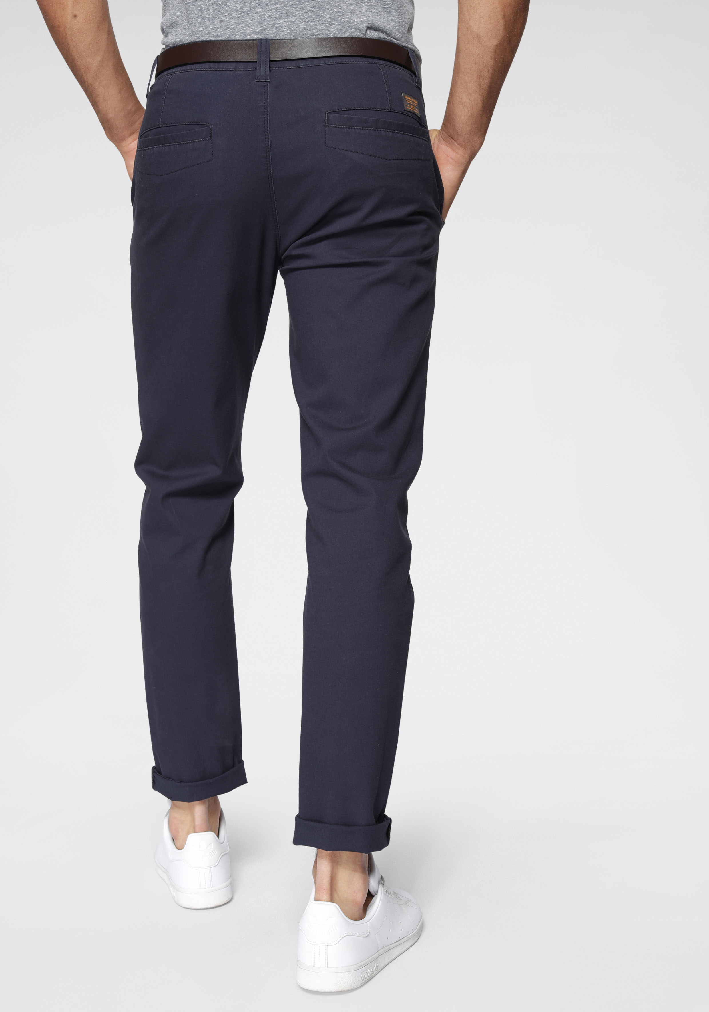 Chinohose, (Set, mit abnehmbarem Gürtel)